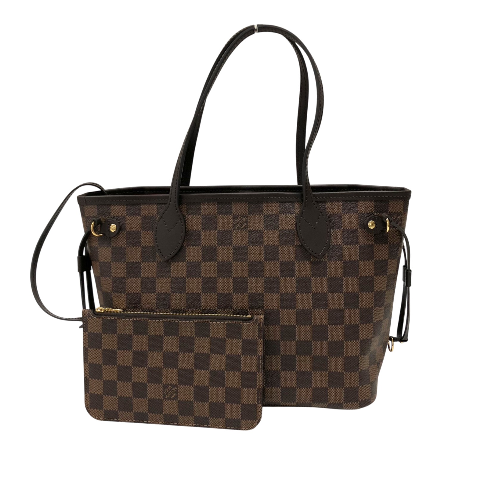 ルイ・ヴィトン LOUIS VUITTON ネヴァーフルPM N40600 エベヌ ダミエキャンバス レディース トートバッグ【中古】