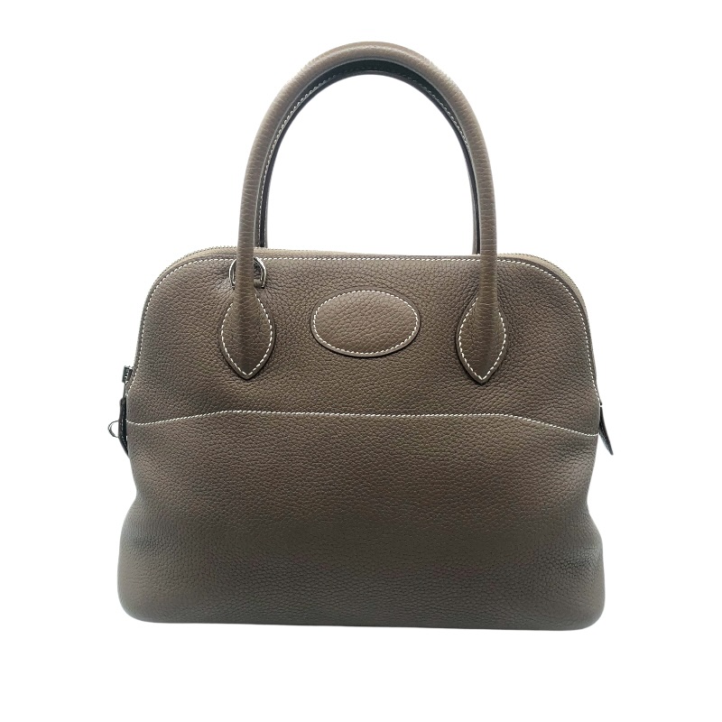 エルメス HERMES ボリード31 Y刻 エトゥープ シルバー金具 トリヨン レディース ショルダーバッグ【中古】