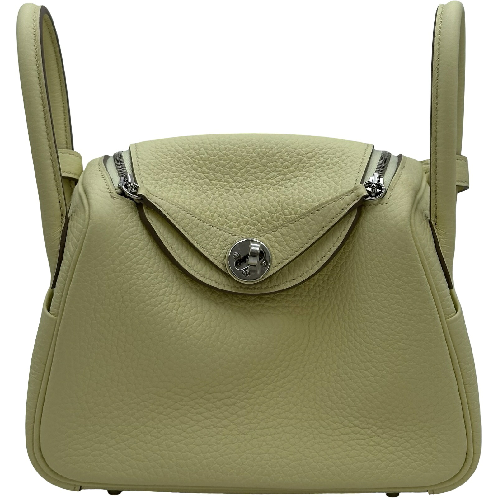 エルメス HERMES リンディミニ K刻 ジョーヌミルトン シルバー金具 トリヨン レディース ショルダーバッグ【中古】|OKURA(おお蔵)店