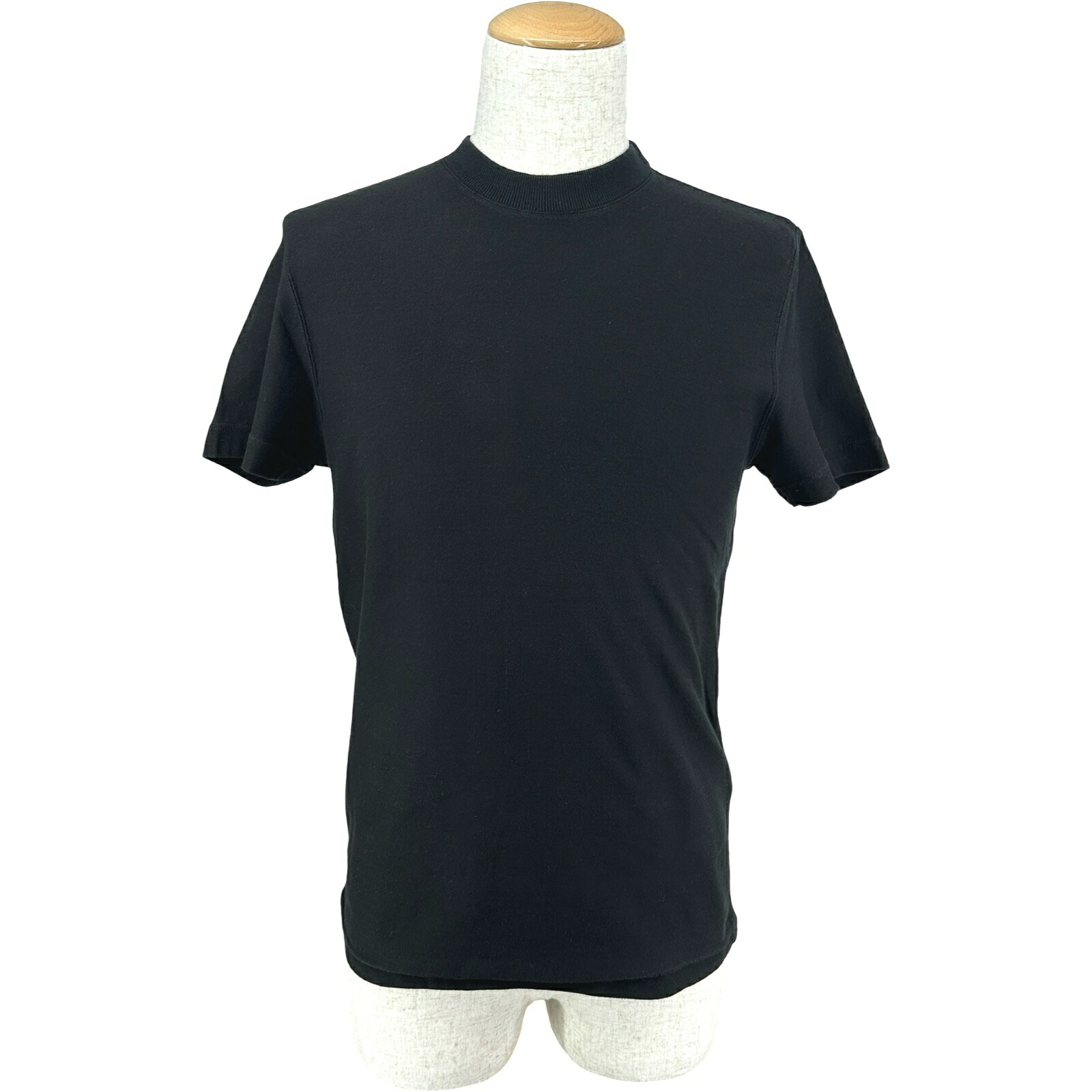 ルイ・ヴィトン LOUIS VUITTON ジャガードベロアLVサテライト半袖Tシャツ HGY21W ブラック コットン メンズ 半袖Ｔシャツ【中古】