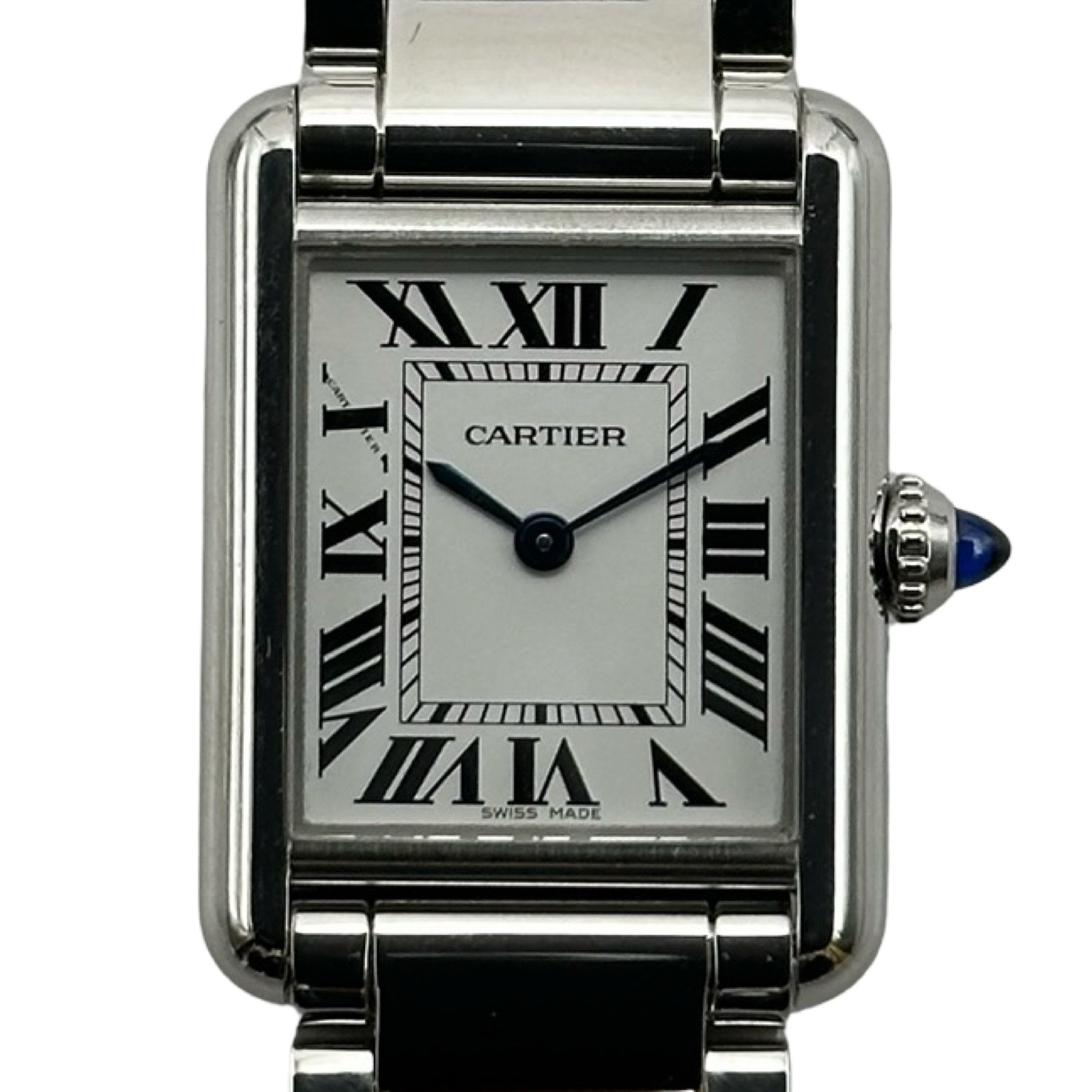 カルティエ Cartier タンク マスト SM WSTA0051 シルバー ステンレススチール クオーツ レディース 腕時計【中古】｜OKURA（おお蔵）店