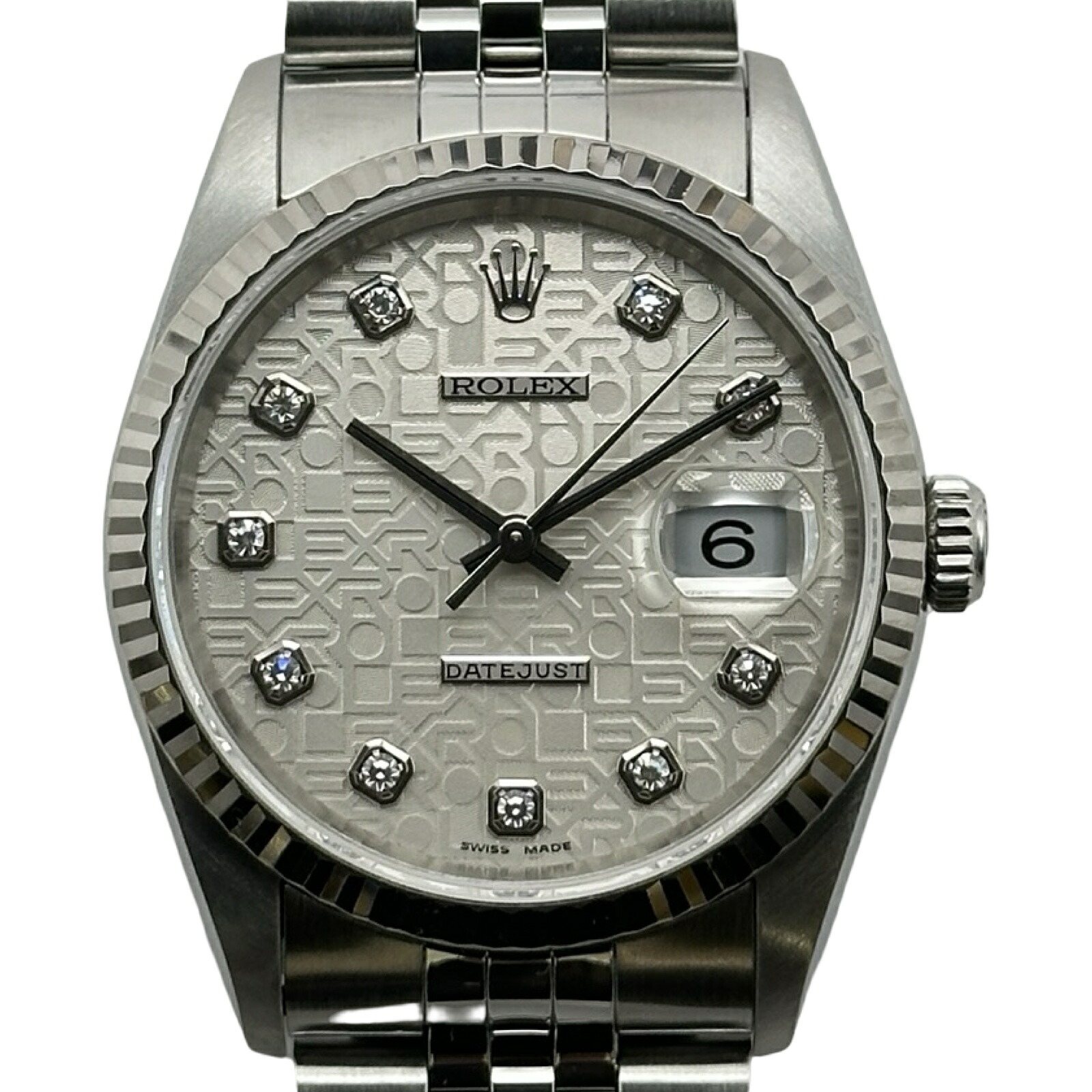 ロレックス ROLEX デイトジャスト 16234G ホリコン ステンレススチール/ホワイトゴールド 自動巻き メンズ 腕時計【中古】