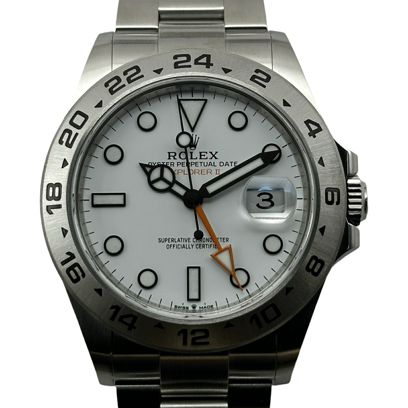 ロレックス ROLEX エクスプローラー2 226570 ホワイト ステンレススチール 自動巻き メンズ 腕時計【中古】