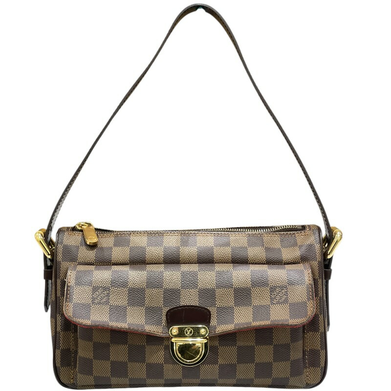 ルイ・ヴィトン LOUIS VUITTON ラヴェッロGM N60006 ブラウン ダミエ・キャンバス ハンドバッグ【中古】