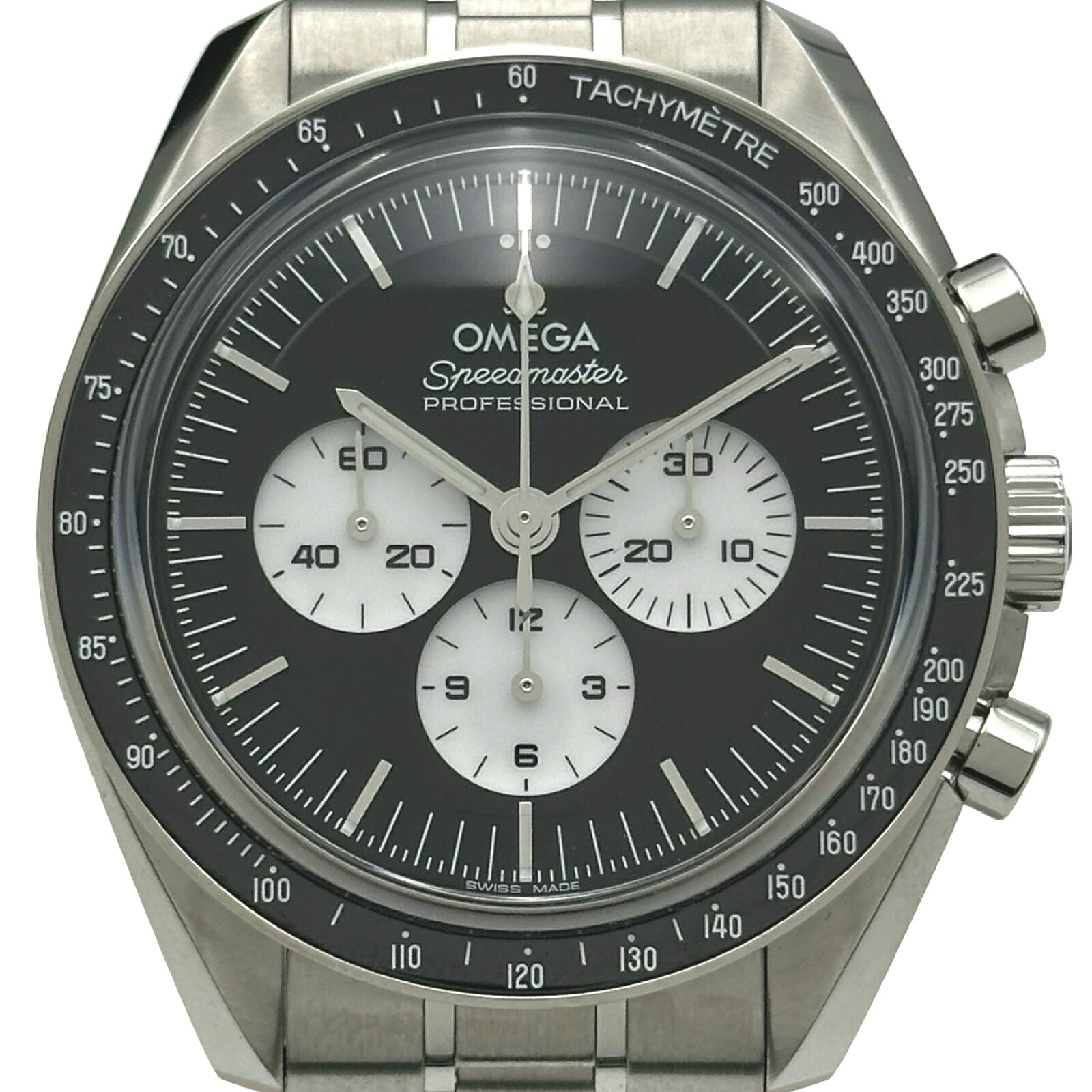 オメガ OMEGA スピードマスター ムーンウォッチ プロフェッショナル 310.30.42.50.01.004 ブラック ステンレススチール 手巻き メンズ 腕時計【中古】