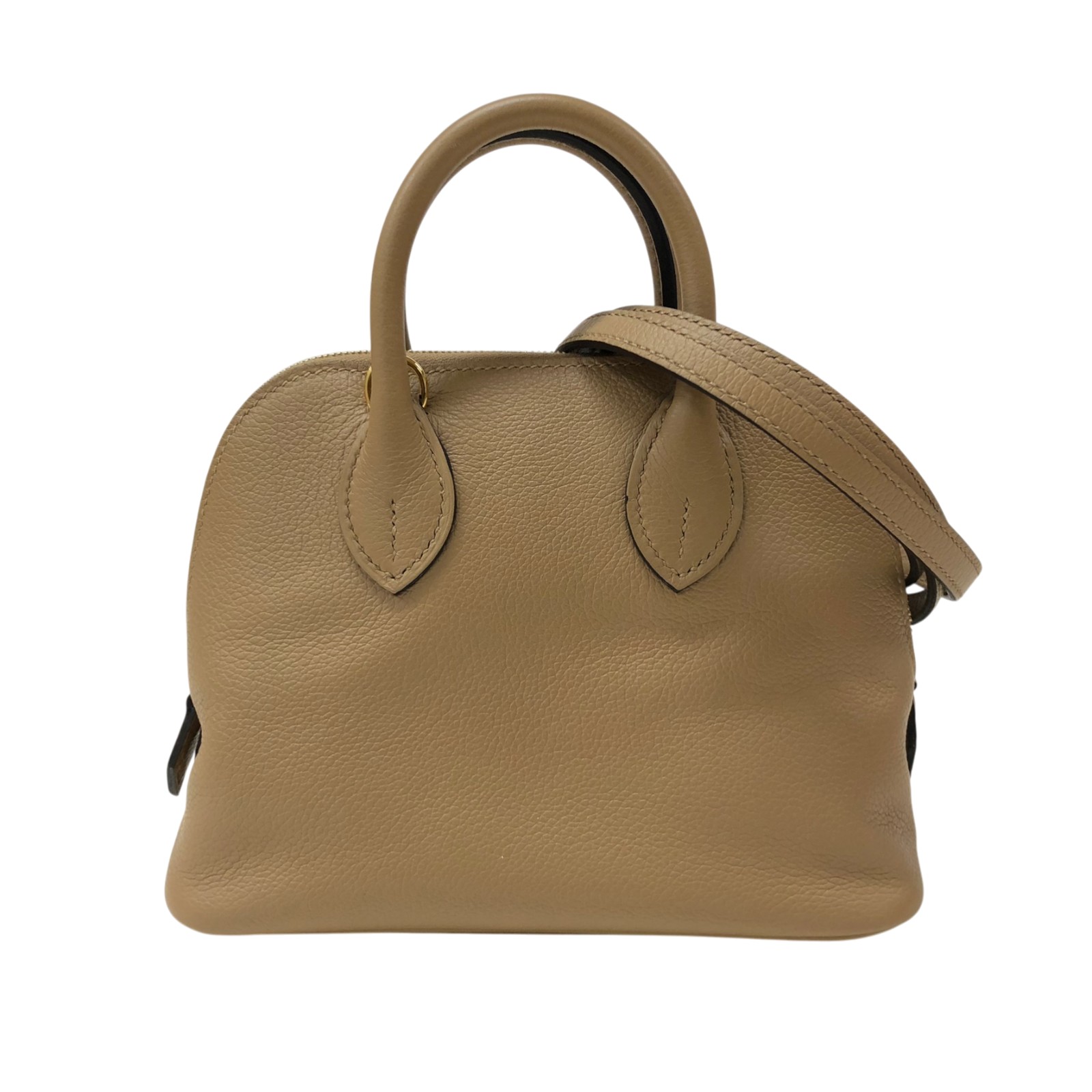 エルメス HERMES ボリード1923ミニ U刻 ビスキュイ ゴールド金具 エバーカラー レディース ショルダーバッグ【中古】
