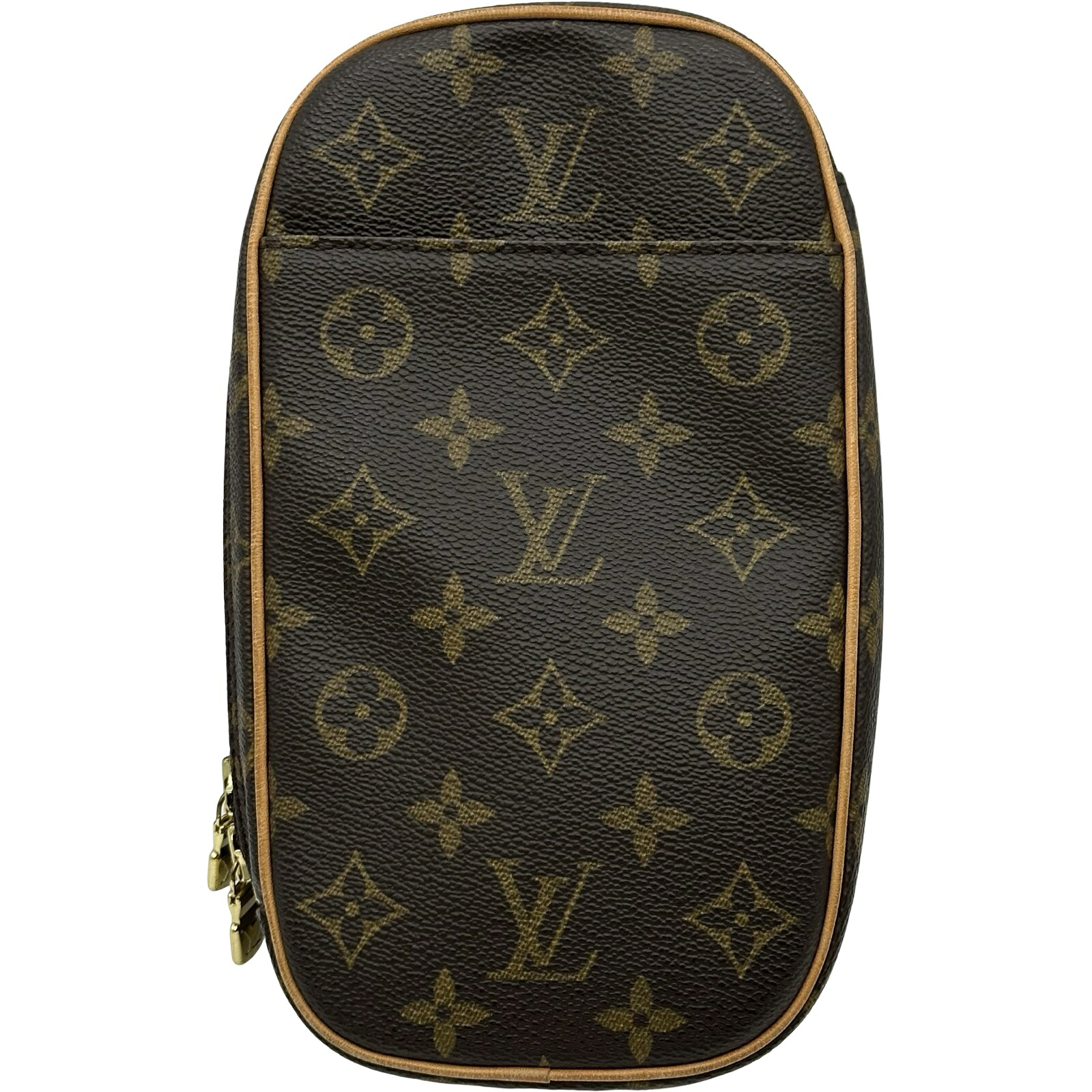 ルイ・ヴィトン LOUIS VUITTON ポシェット・ガンジュ M51870 ブラウン モノグラム メンズ ボディバッグ【中古】