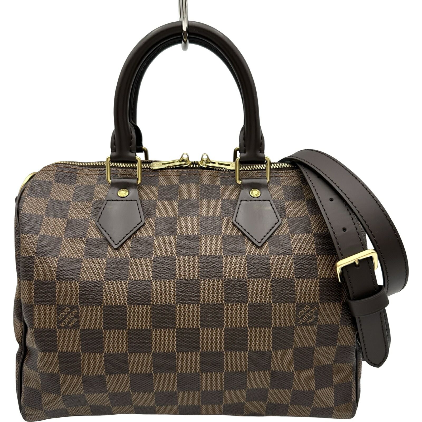 ルイ・ヴィトン LOUIS VUITTON スピーディ・バンドリエール 25 N41368 ブラウン ダミエキャンバス レディース ボストンバッグ【中古】