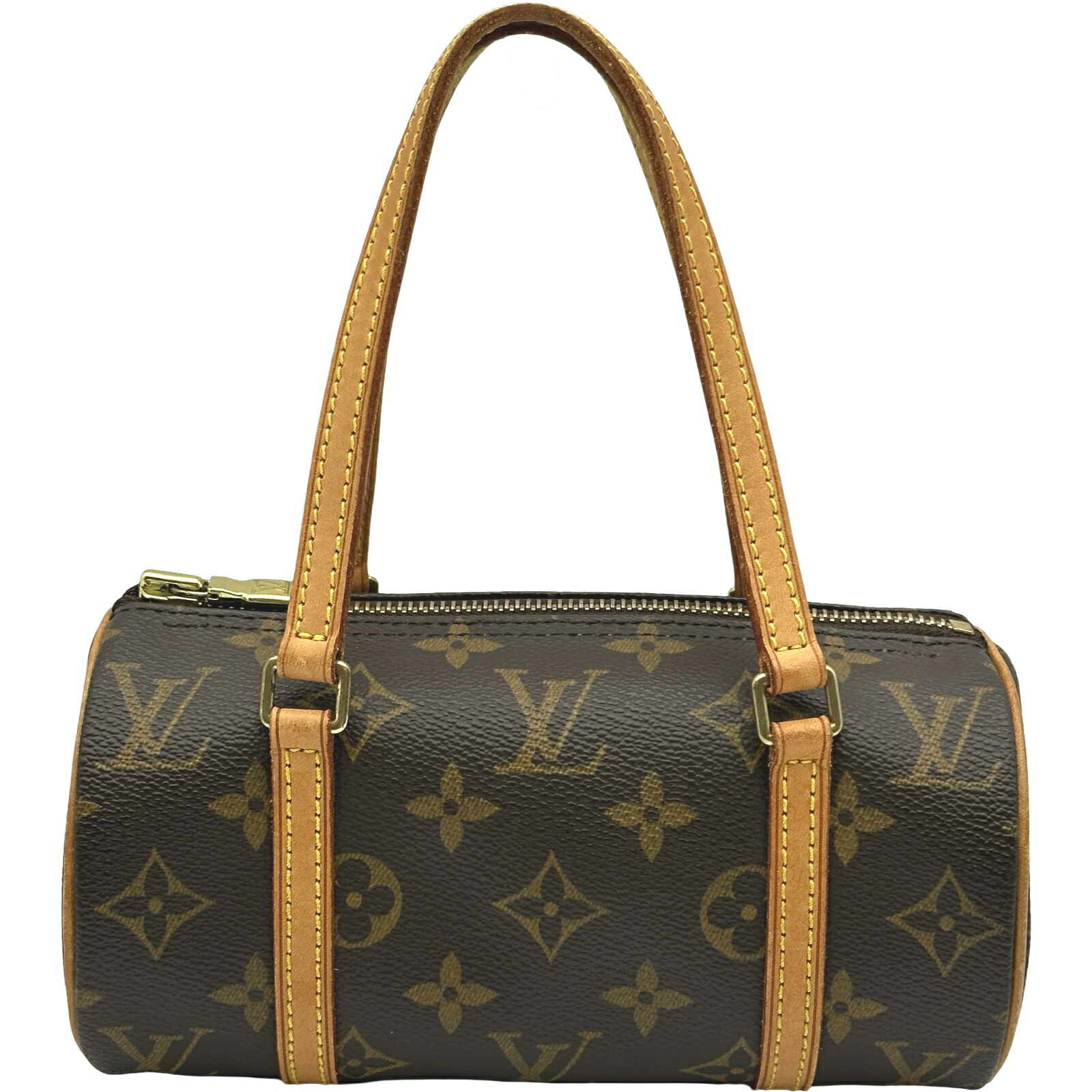 ルイ・ヴィトン LOUIS VUITTON パピヨン19 M51389 ブラウン モノグラム レディース ハンドバッグ【中古】
