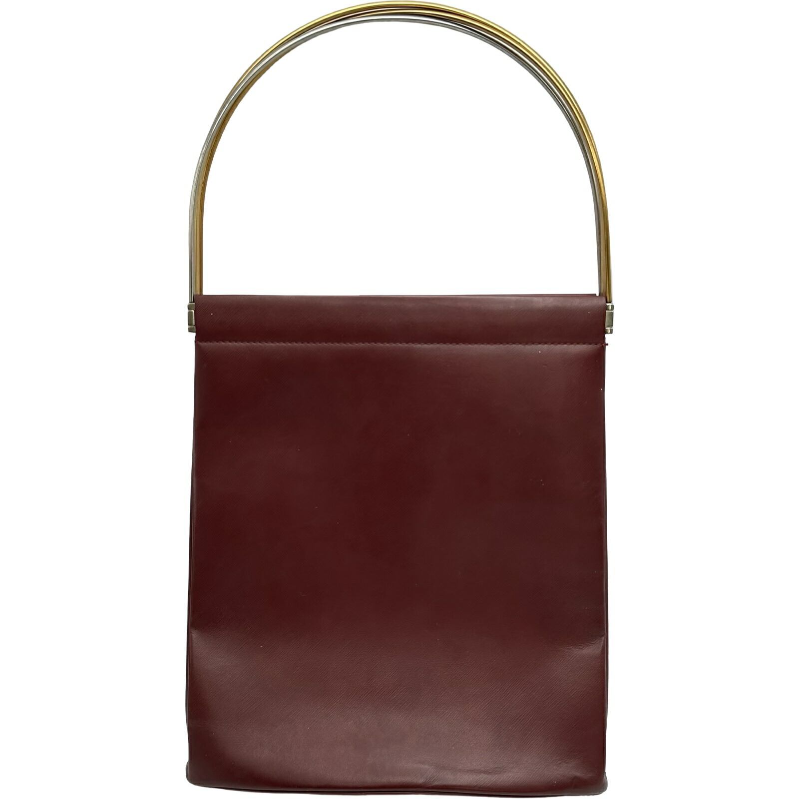 カルティエ Cartier トリニティハンドバッグ L1002477 ボルドー ラムスキン レディース ハンドバッグ【中古】