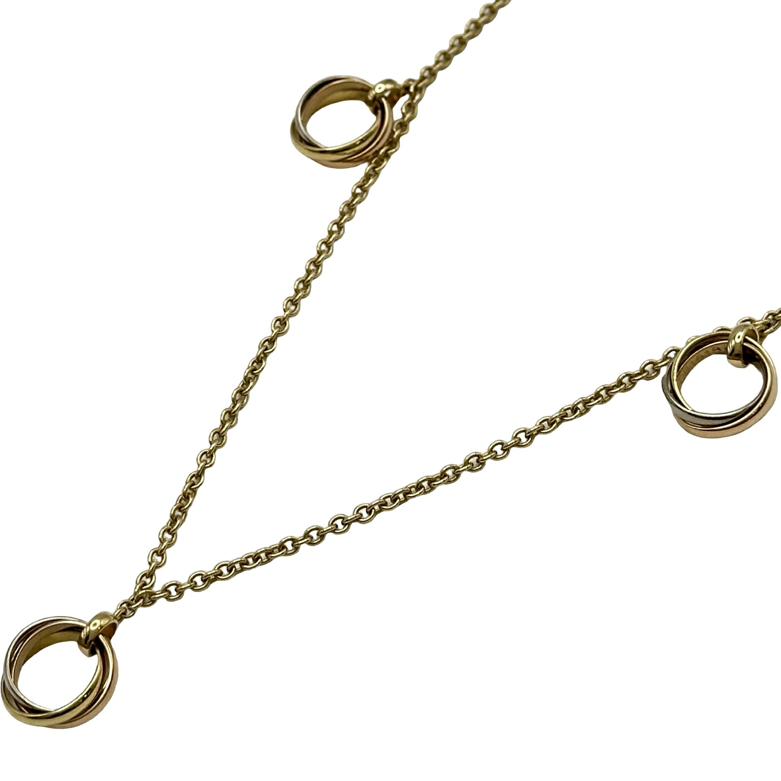 カルティエ Cartier トリニティネックレス ゴールド 750 ジュエリー【中古】|OKURA(おお蔵)店