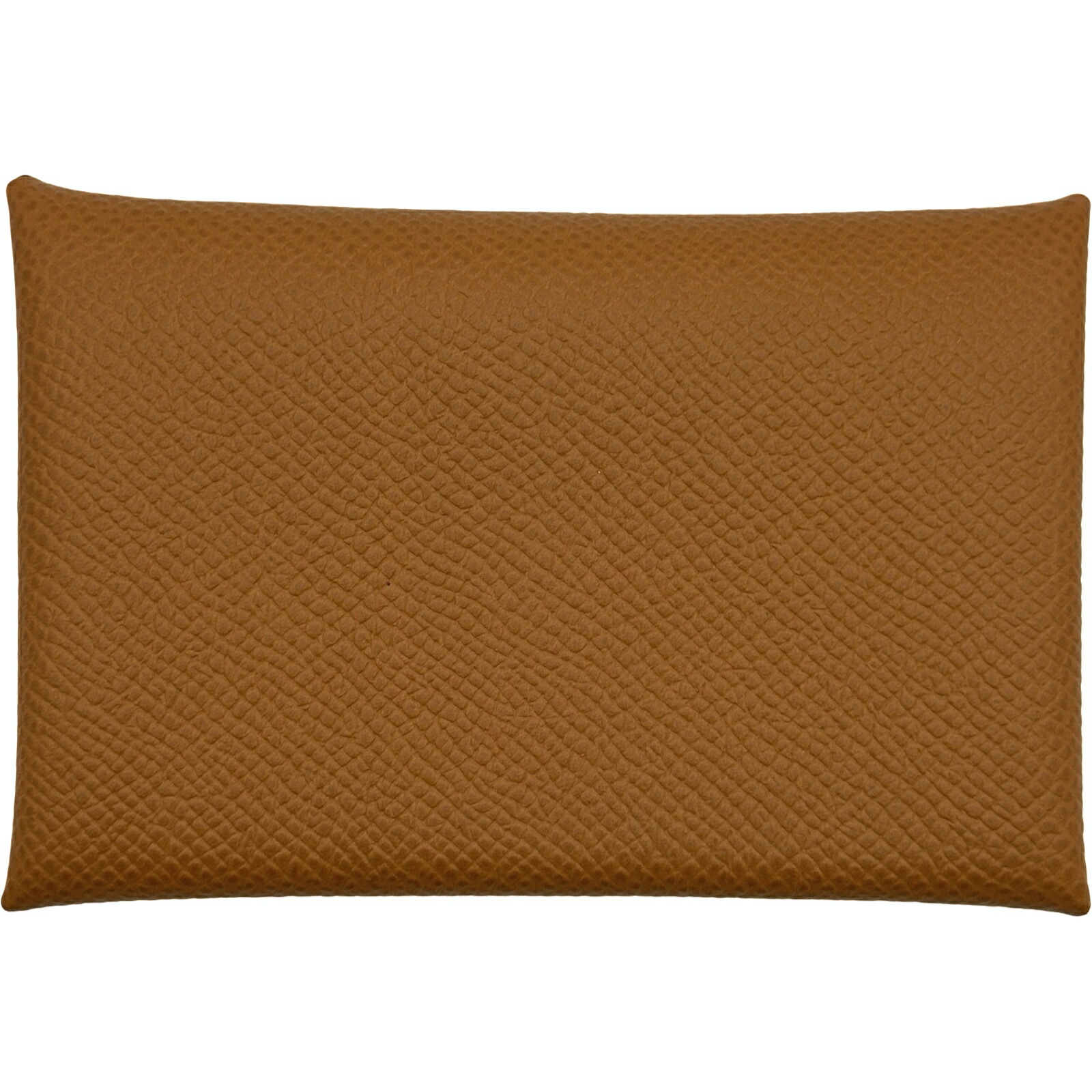 エルメス HERMES カルヴィ B刻 ゴールド シルバー金具 エプソン レディース カードケース【中古】