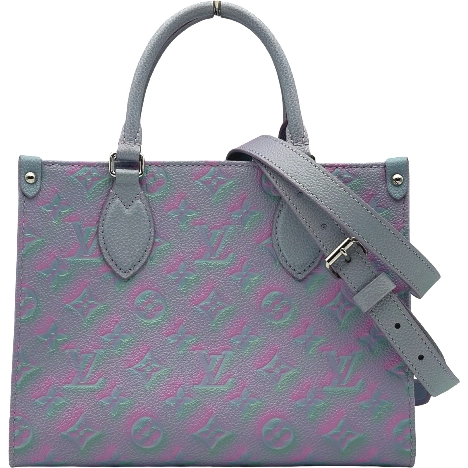 ルイ・ヴィトン LOUIS VUITTON オンザゴー PM M46067 リラ サマースターダスト レディース ショルダーバッグ【中古】