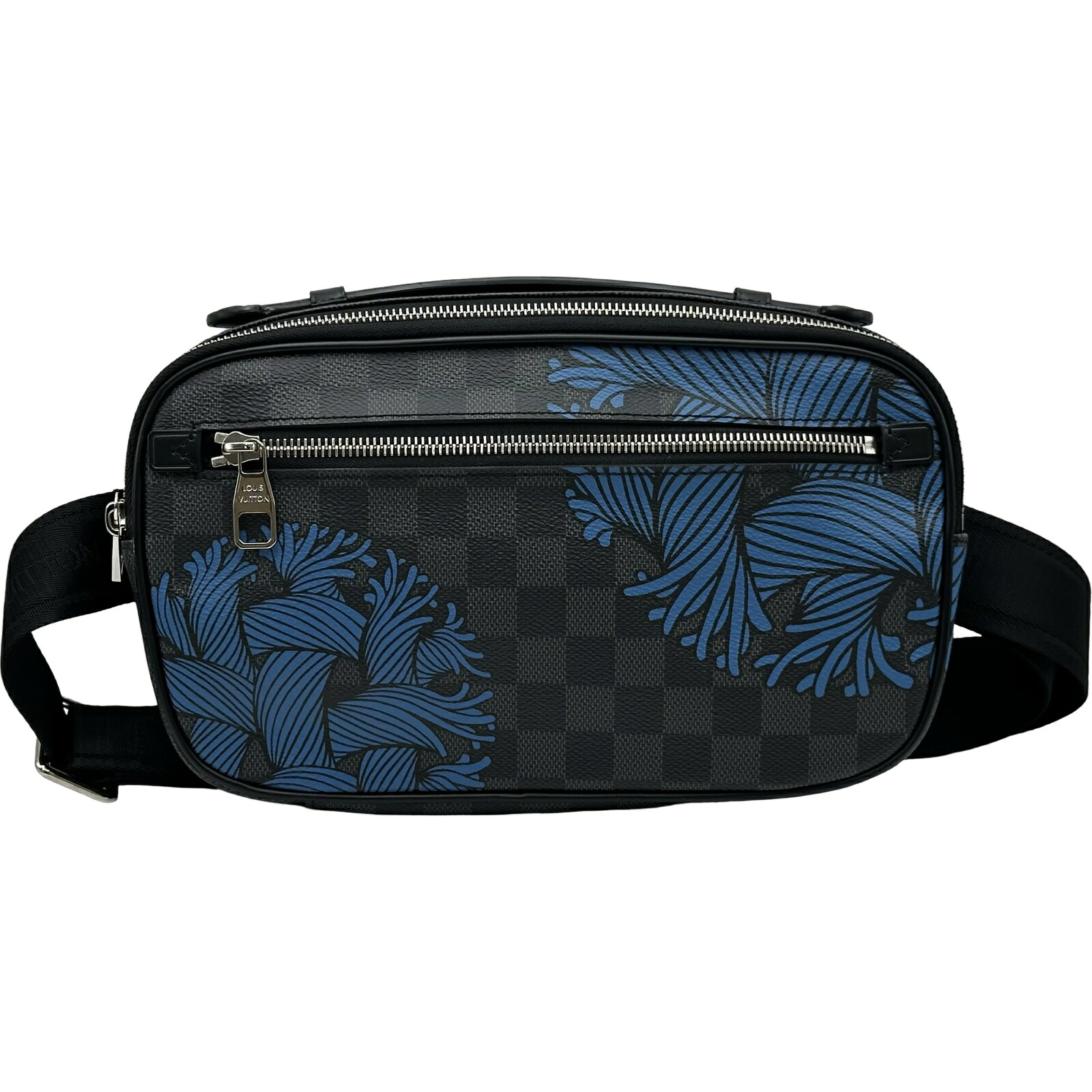 ルイ・ヴィトン LOUIS VUITTON クリストファー・ネメス N41708 ブラック ダミエ・グラフィット ユニセックス ボディバッグ【中古】