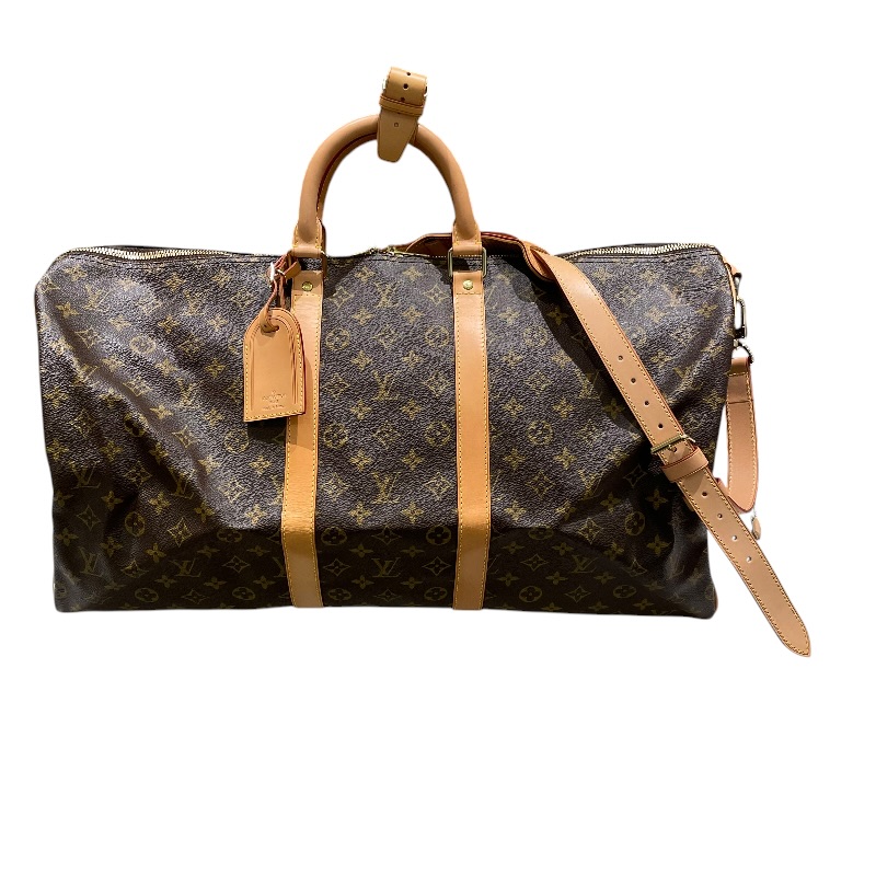 【6/1～ 最大限度30,000円OFF引き換え証！】ルイ・ヴィトン LOUIS VUITTON キーポル・バンドリエール55 M41414 モノグラム PVC ユニ一発やる ボストンバッグ【中古】