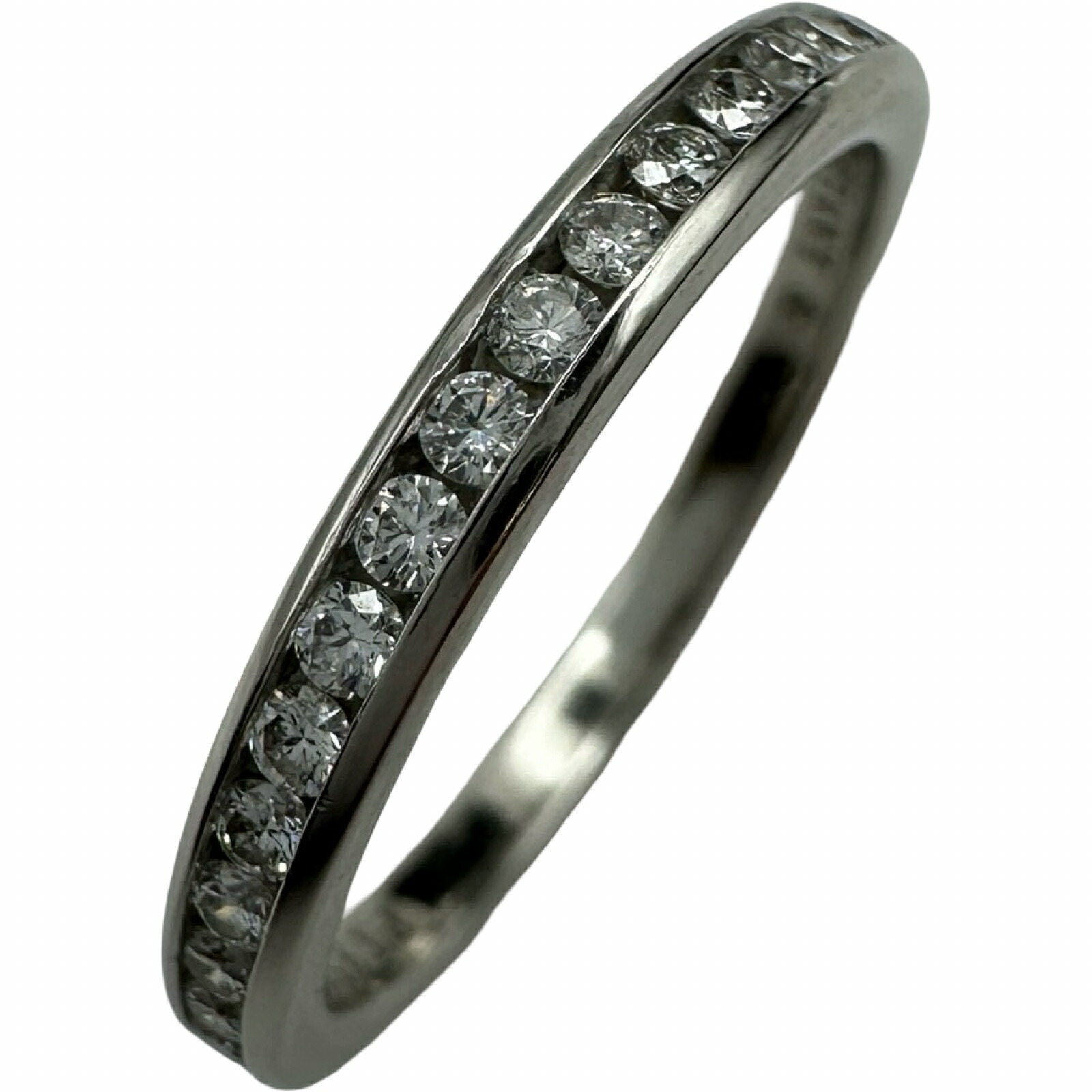 ティファニー TIFFANY＆CO サークルチャネルリング プラチナ Pt950 ジュエリー【中古】
