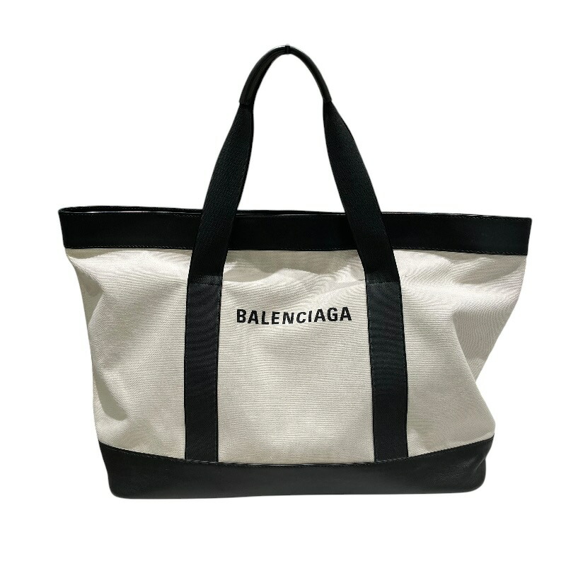 バレンシアガ BALENCIAGA ネイビートートバッグ 479290 キャンバス キャンバス メンズ トートバッグ【中古】