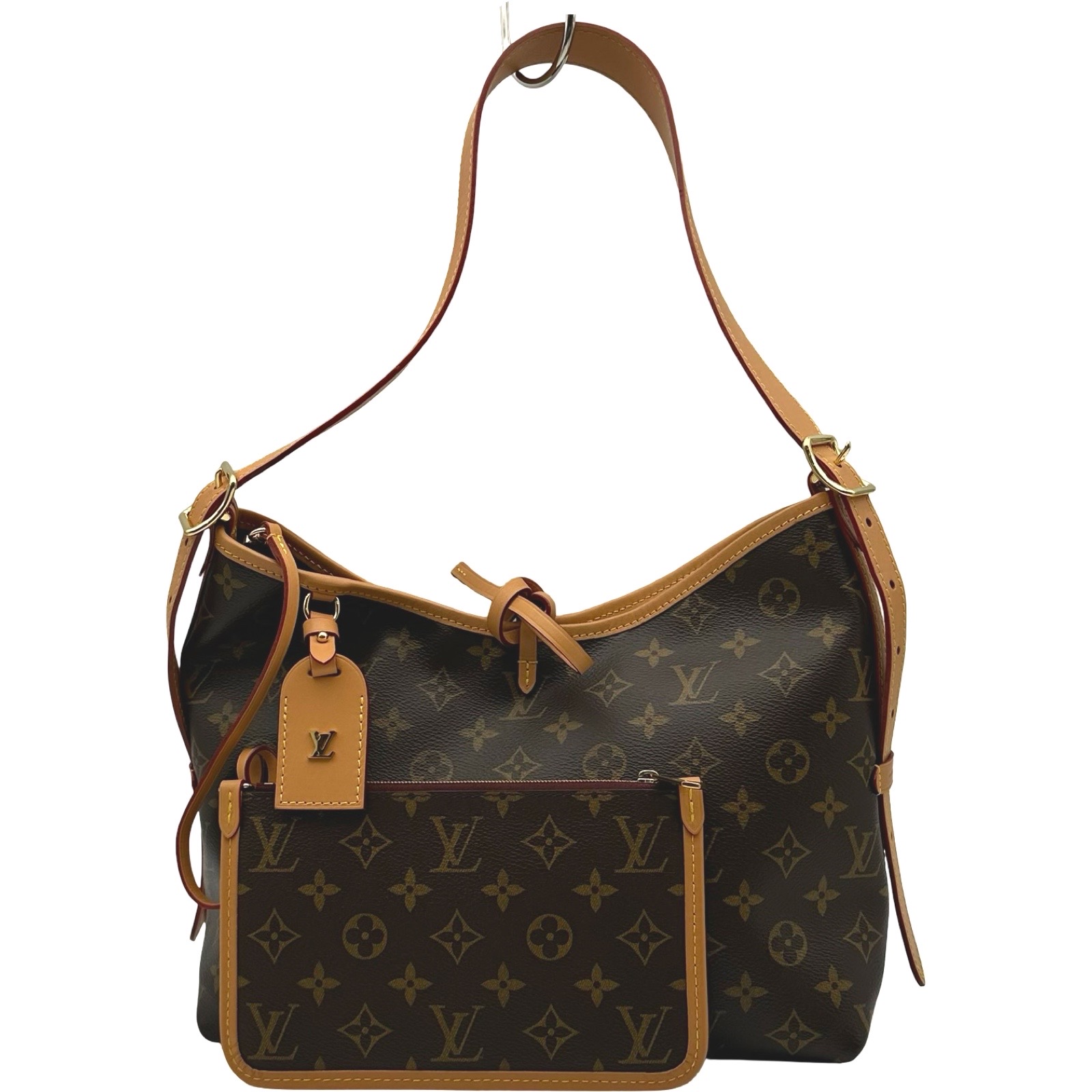 ルイ・ヴィトン LOUIS VUITTON キャリーオール NM PM M46203 ブラウン モノグラム レディース ハンドバッグ【中古】