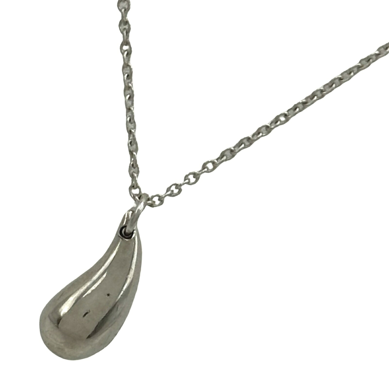 ティファニー TIFFANY＆CO ティアドロップネックレス シルバー 925 ジュエリー【中古】