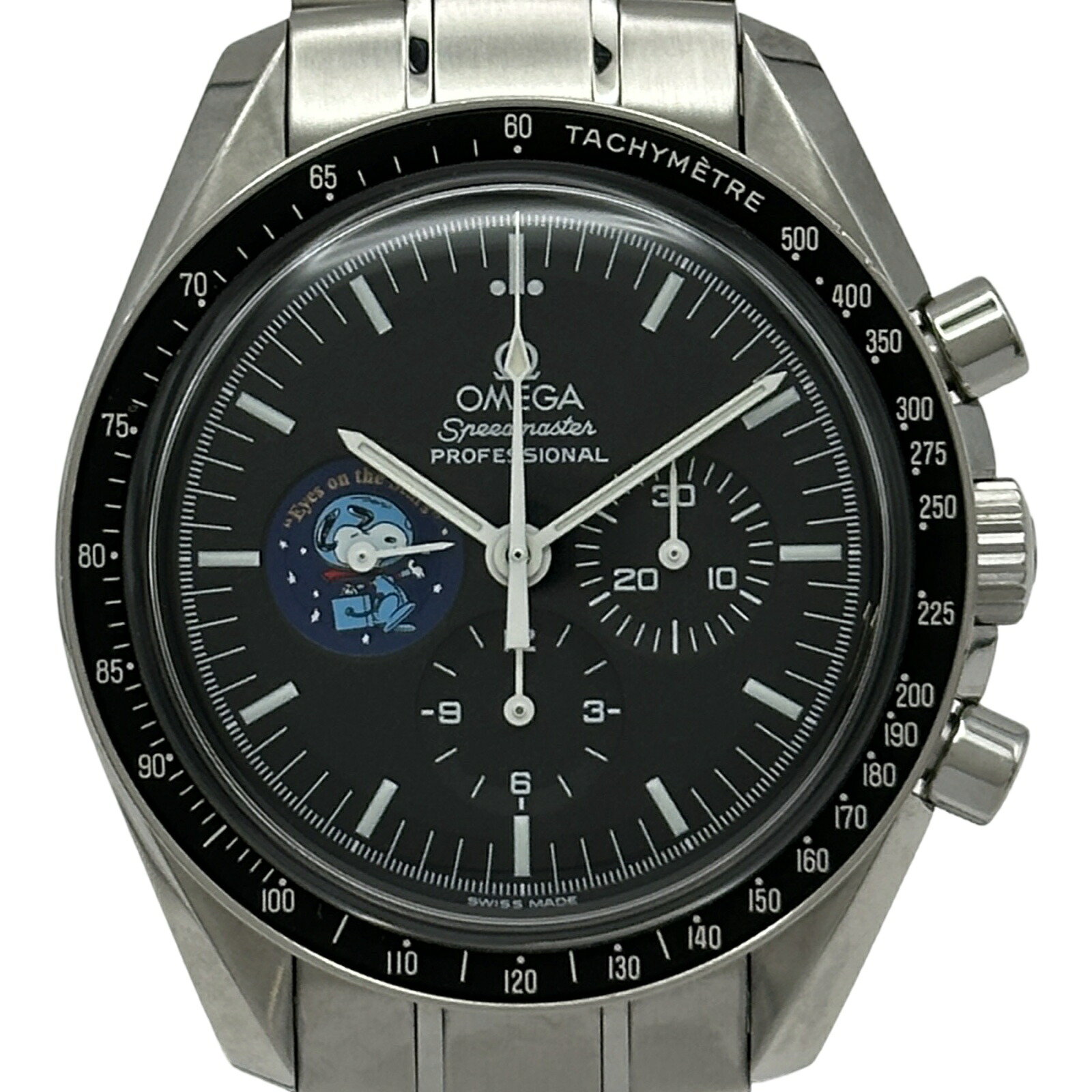オメガ OMEGA スピードマスター プロフェッショナル クロノグラフ スヌーピーアワート 3578.51 ブラック ステンレススチール 手巻き メンズ 腕時計【中古】