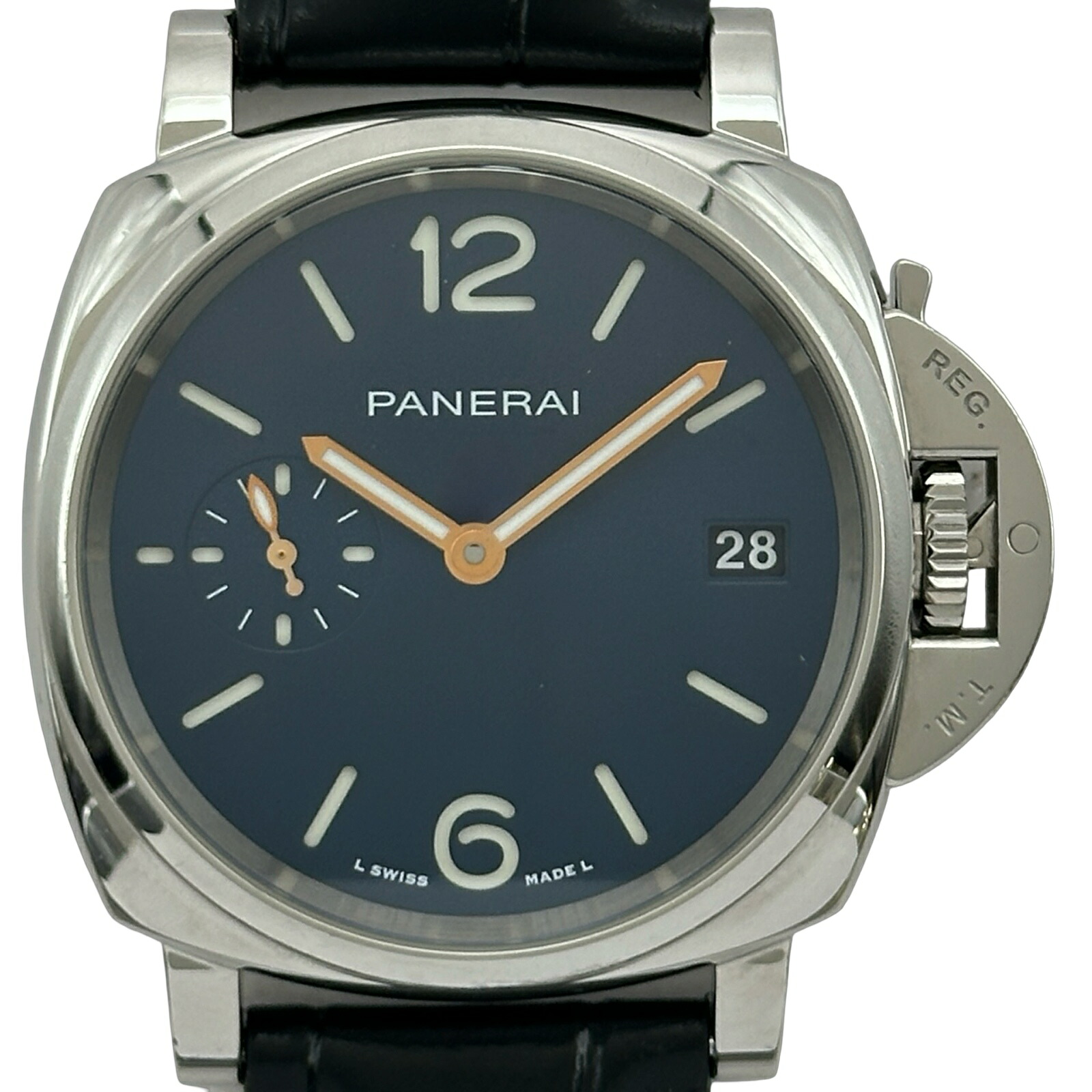 パネライ PANERAI ルミノール ドゥエ PAM01273 ブルー ステンレススチール 自動巻き メンズ 腕時計【中古】｜OKURA（おお蔵）店