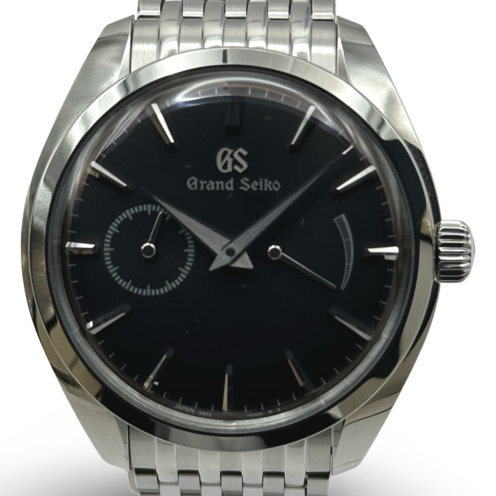 グランドセイコー Grand Seiko エレガンスコレクション 9S63-00A0 ブラック ステンレススチール 手巻き メンズ 腕時計【中古】