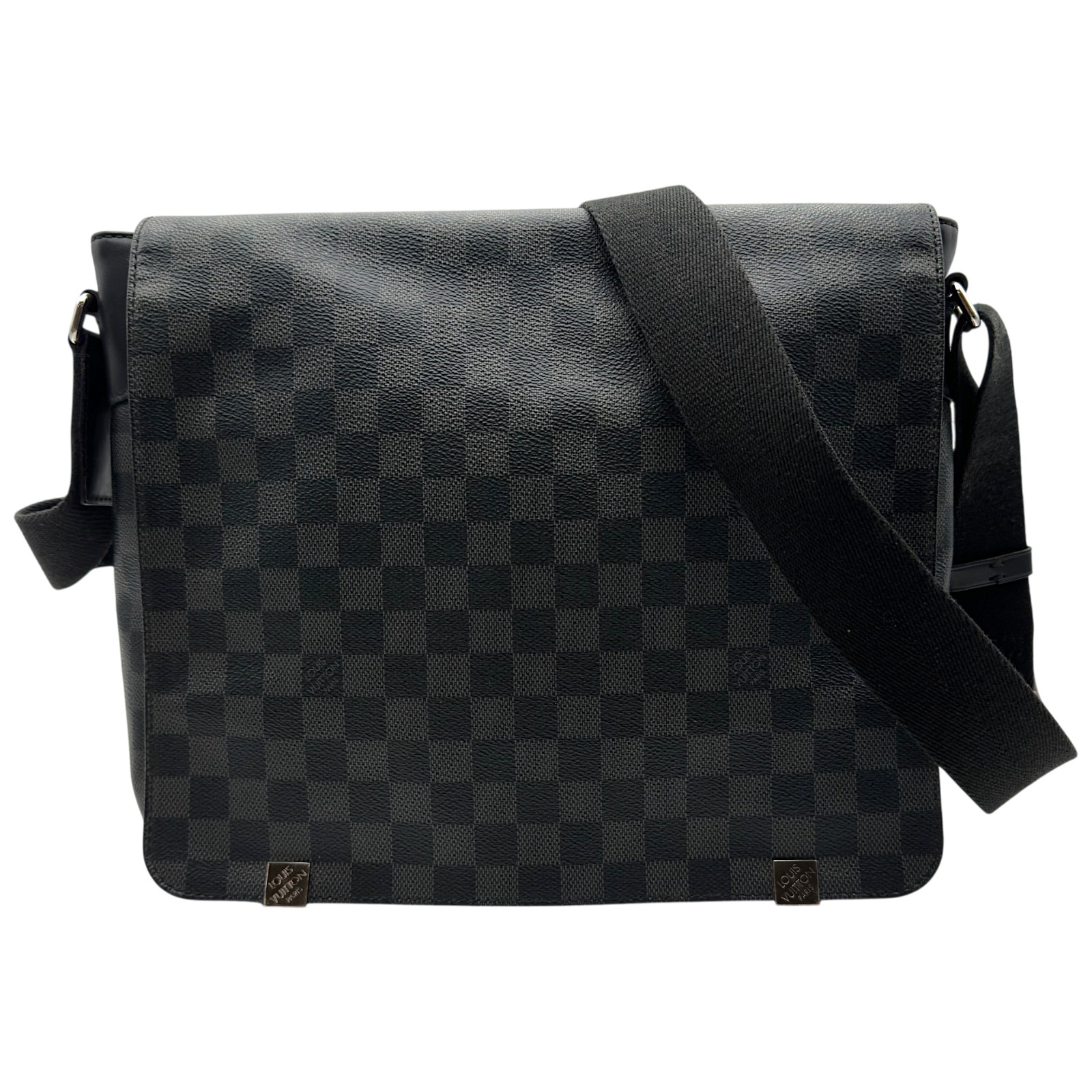 ルイ・ヴィトン LOUIS VUITTON ダニエルMM N58029 薄墨色 ダミエグラフィット メンズ ショルダーバッグ【中古】