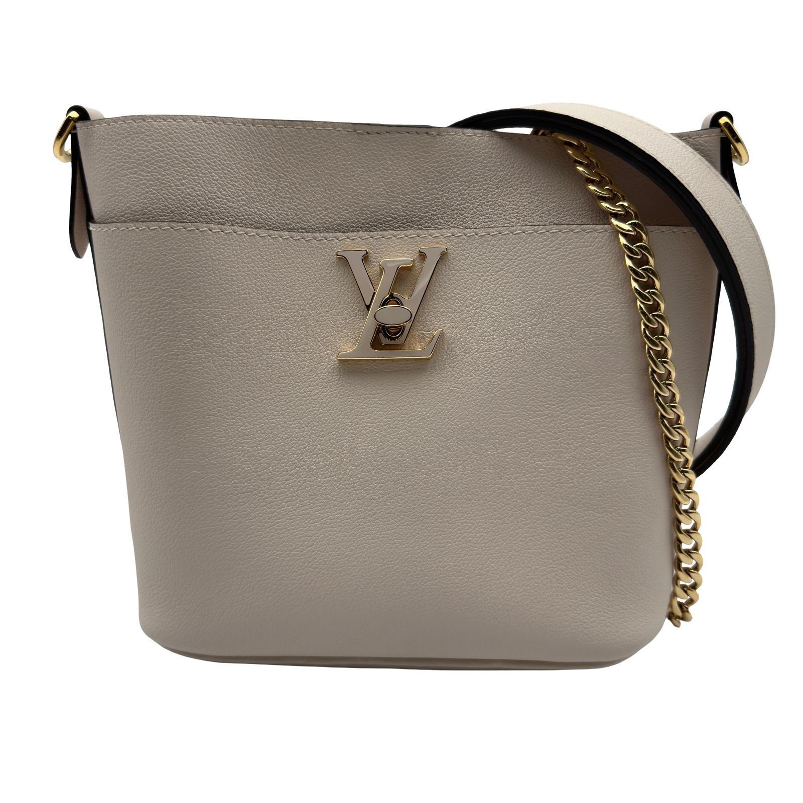 ルイ・ヴィトン LOUIS VUITTON ロック＆ウォーク M24638 ベージュ グレインレザー レディース ショルダーバッグ【中古】