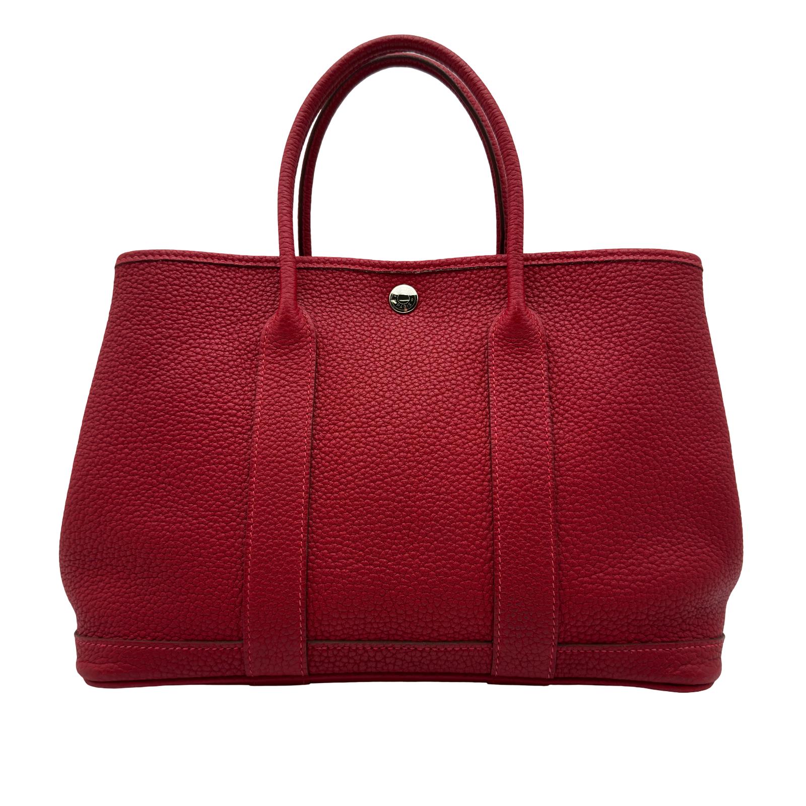 エルメス HERMES ガーデンパーティTPM T刻 ルージュガランス ネゴンダ レディース ハンドバッグ【中古】