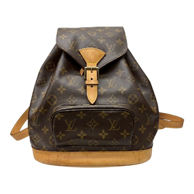 【6/1～ 最大限度30,000円OFF引き換え証！】ルイ・ヴィトン LOUIS VUITTON モン掏摸MM M51136 モノグラム レディース 背嚢・デイパック【中古】