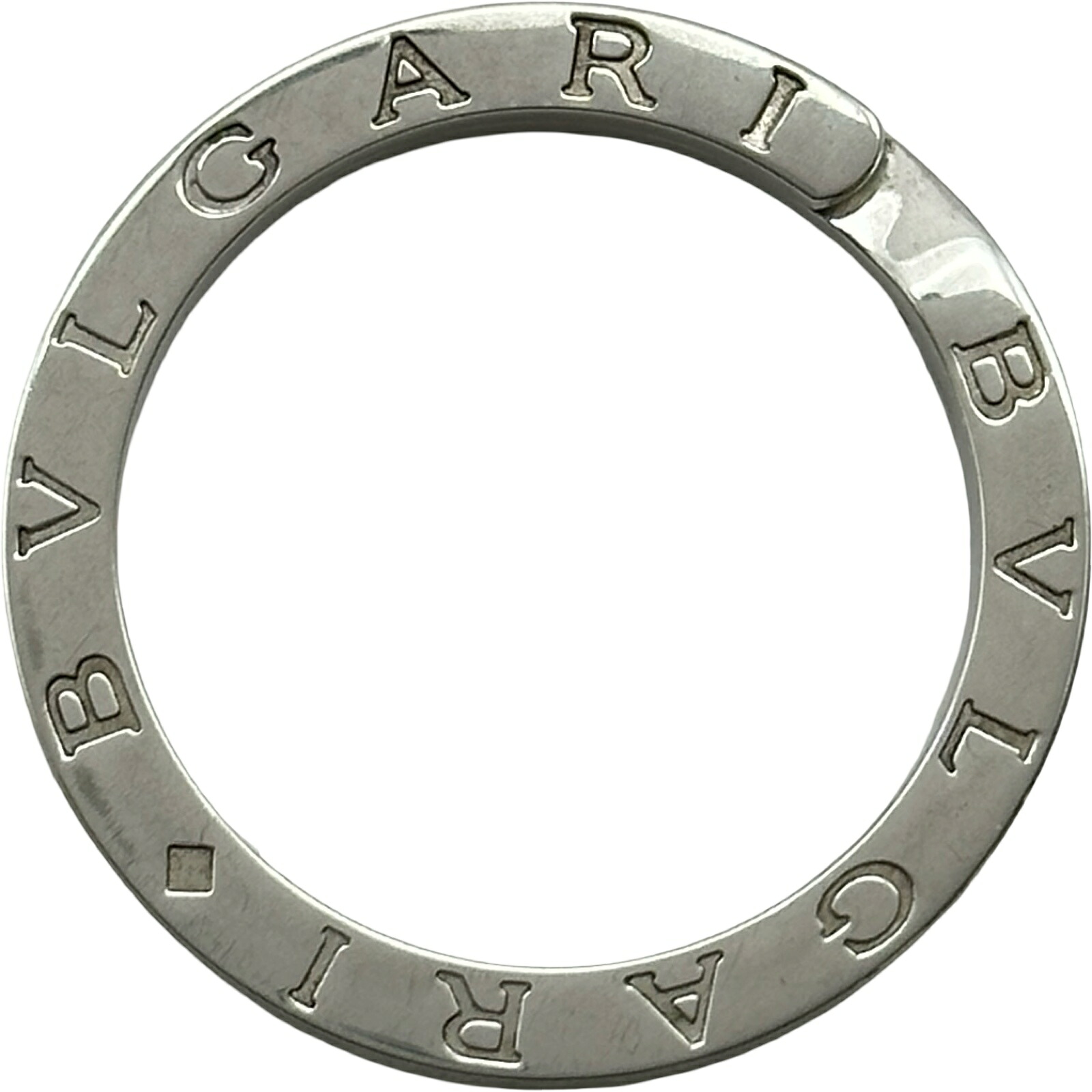 ブルガリ BVLGARI ビーゼロワンキーリング シルバー 925 ジュエリー【中古】