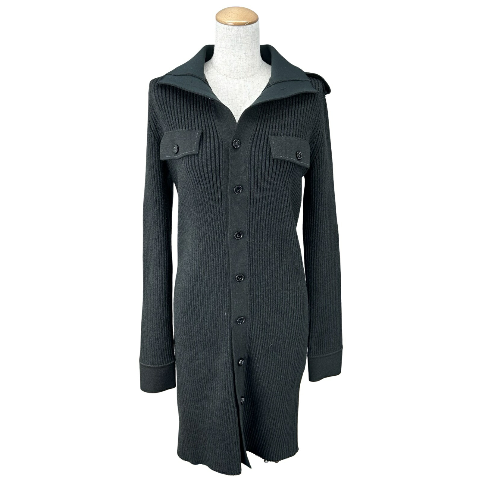 ボッテガ・ヴェネタ BOTTEGA VENETA ニットワンピース 679874 ダークグリーン カシミヤ レディース ワンピース【中古】 44,400円