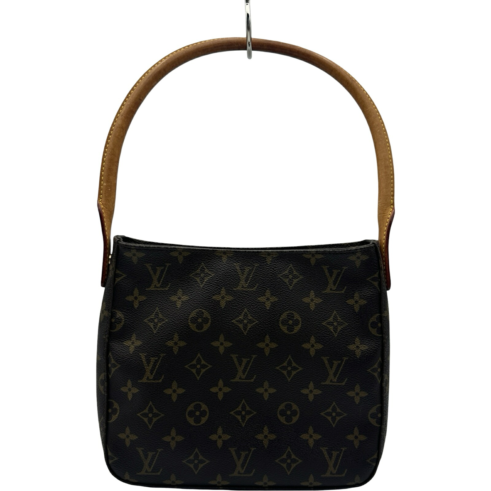 ルイ・ヴィトン LOUIS VUITTON ルーピングMM M51146 赤銅色 モノグラム レディース ショルダーバッグ【中古】