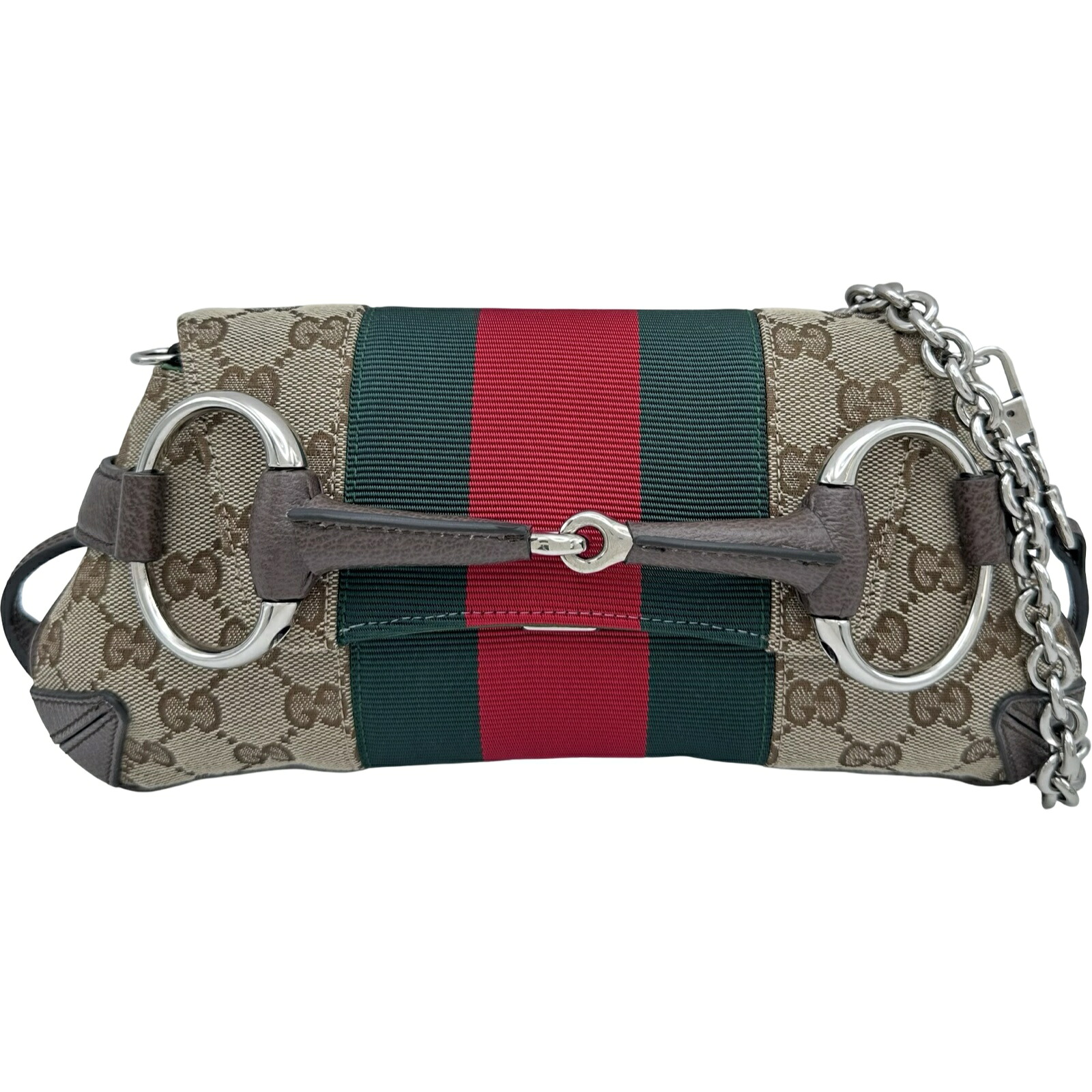 【最大限度40,000円OFF引き換え証離れ離れ中！】グッチ GUCCI 導管ビット GG帆布 2WAY肩部 764339 赤銅色 GG帆布/なめし革 レディース ショルダーバッグ【中古】