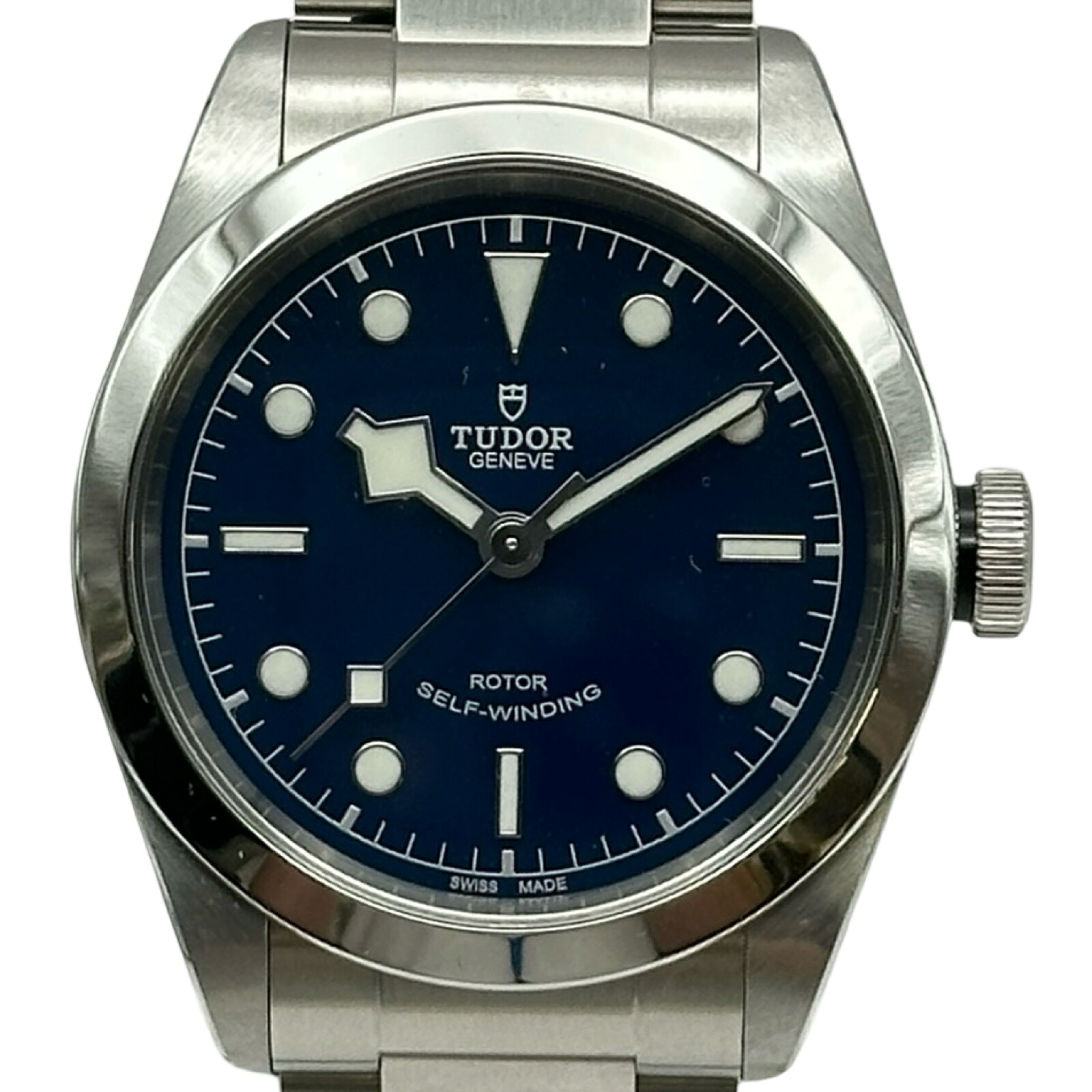チューダー/チュードル TUDOR ヘリテージ 黒いことベイ 41 79540 青み ステンレス鋼スチール写真 自動小銃一巻き メンズ ウオッチ【中古】