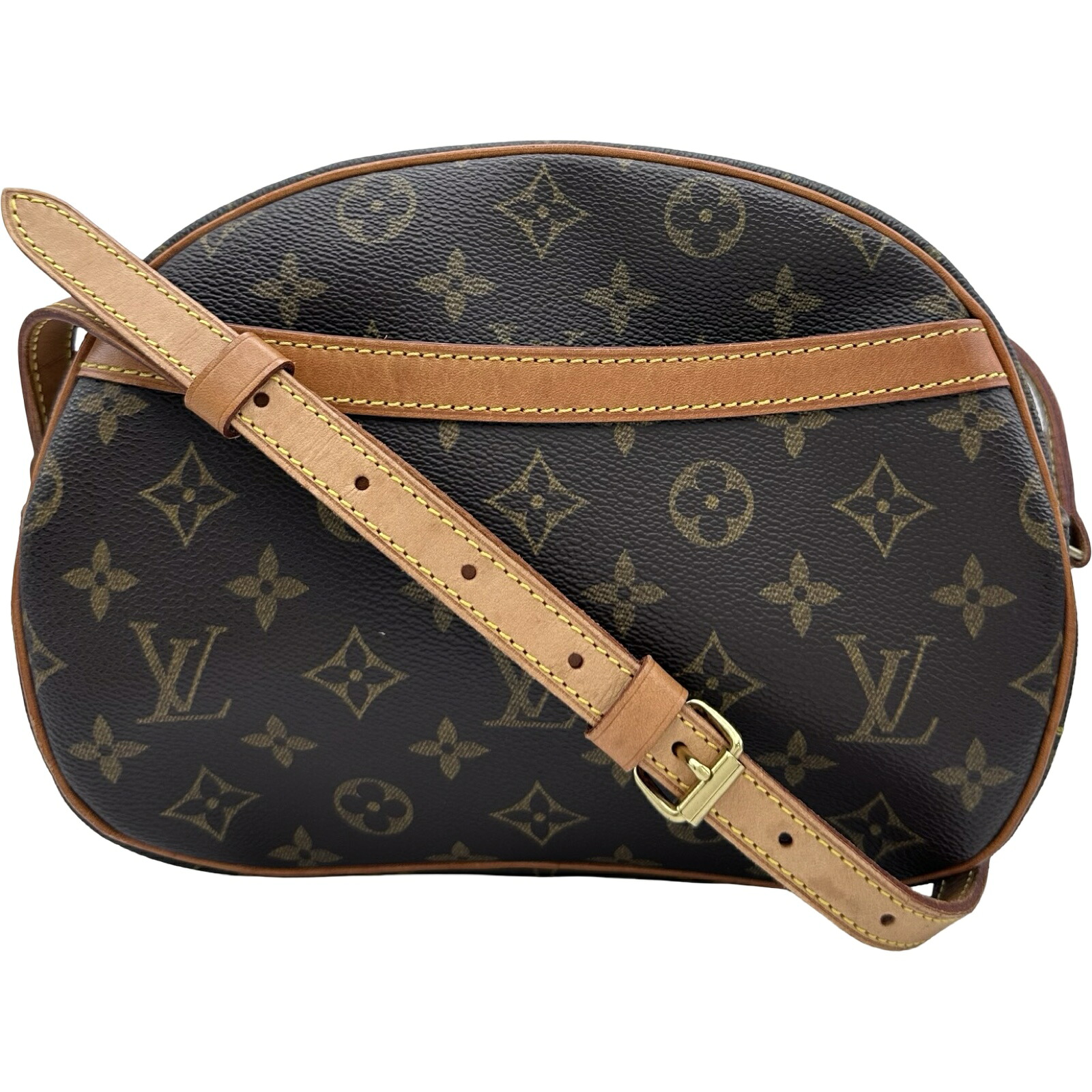 ルイ・ヴィトン LOUIS VUITTON ブロワ M51221 ブラウン モノグラムキャンバス  レディース ショルダーバッグ【中古】