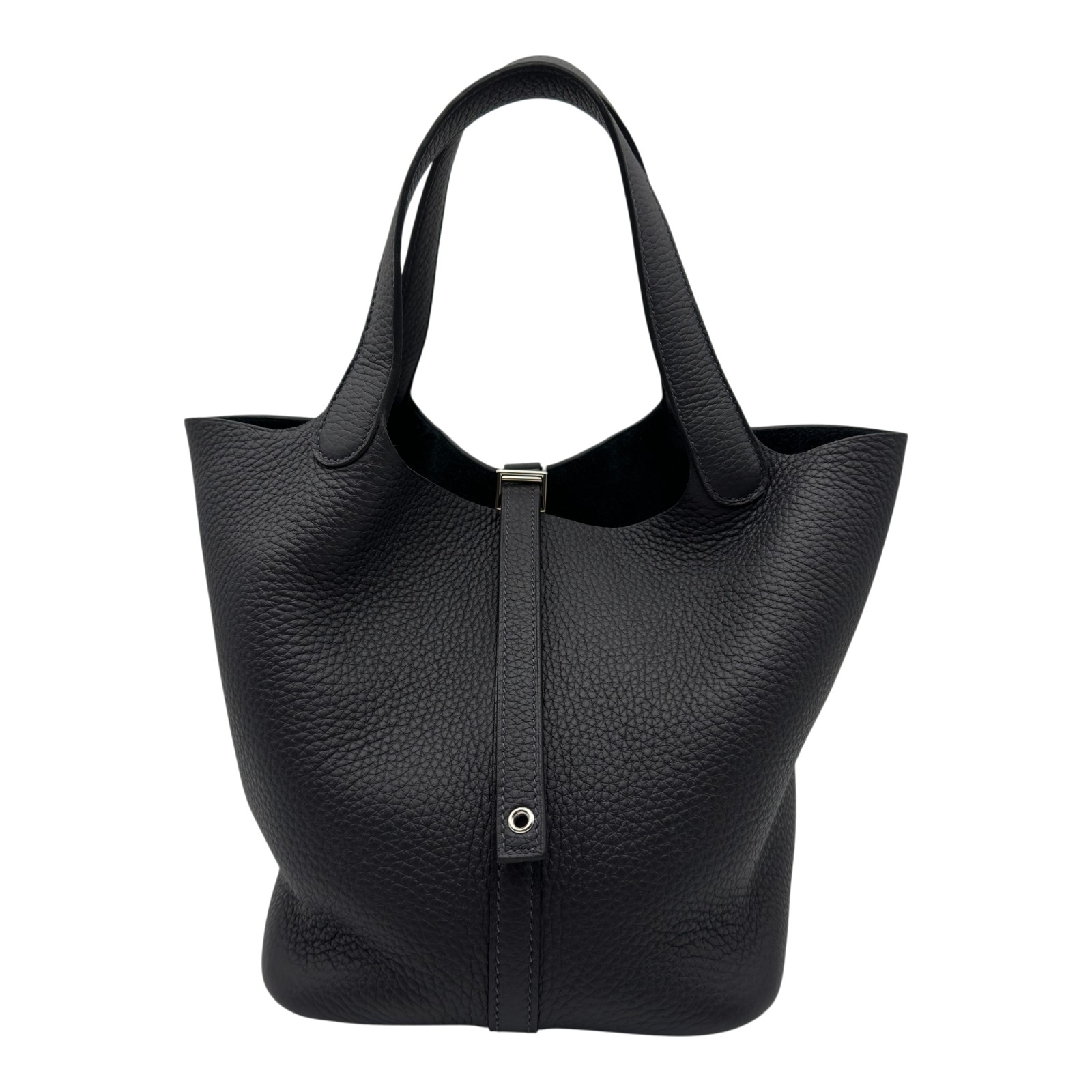 エルメス HERMES ピコタンロックMM K刻 キャバン/シルバー金具 トリヨン レディース ハンドバッグ【中古】|OKURA(おお蔵)店