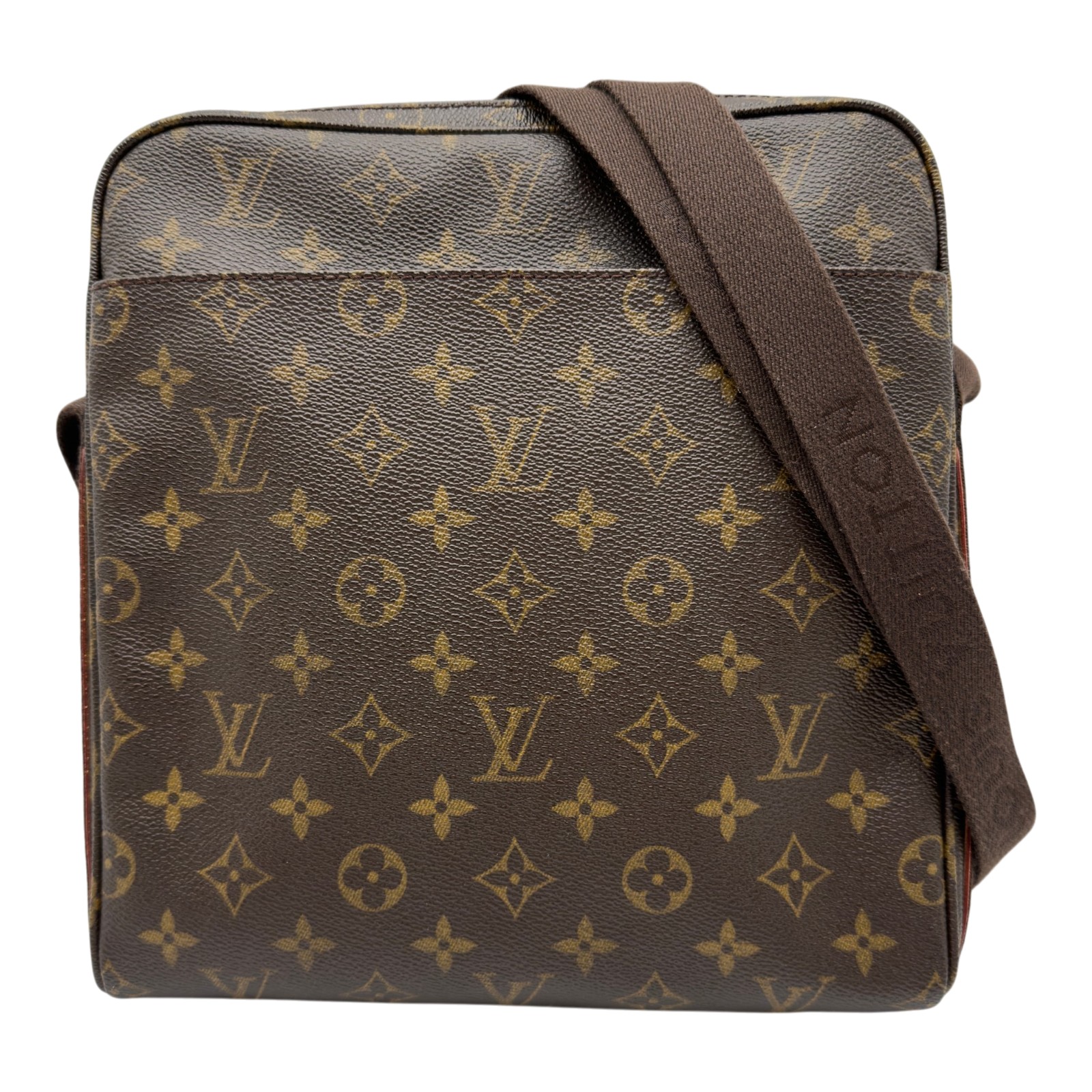 ルイ・ヴィトン LOUIS VUITTON トロター・ボブール M97037 ブラウン モノグラム/レザー レディース ショルダーバッグ【中古】|OKURA(おお蔵)店