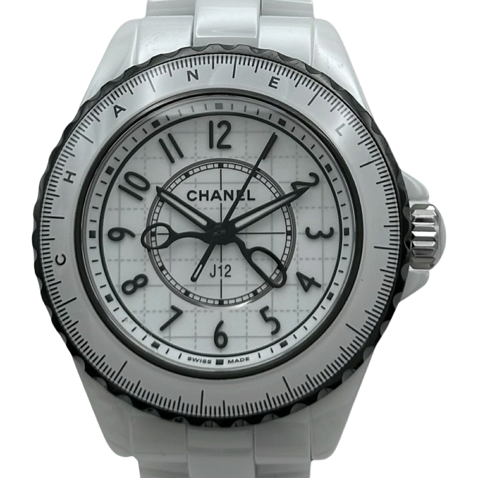 シャネル CHANEL J12 クチュール  33MM H9763 白いこと 陶芸 石英 レディース ウォッチ【中古】