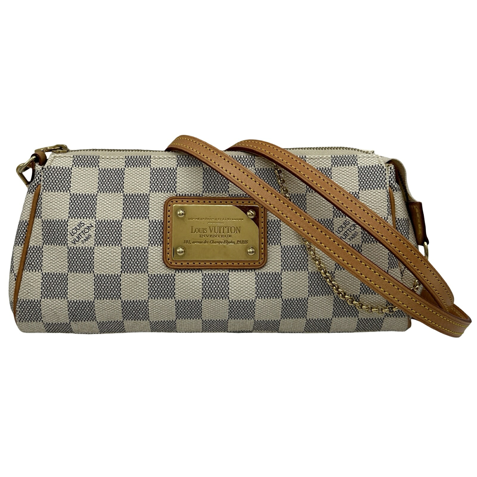 ルイ・ヴィトン LOUIS VUITTON エヴァ N55214 白いこと アズール レディース ショルダーバッグ【中古】