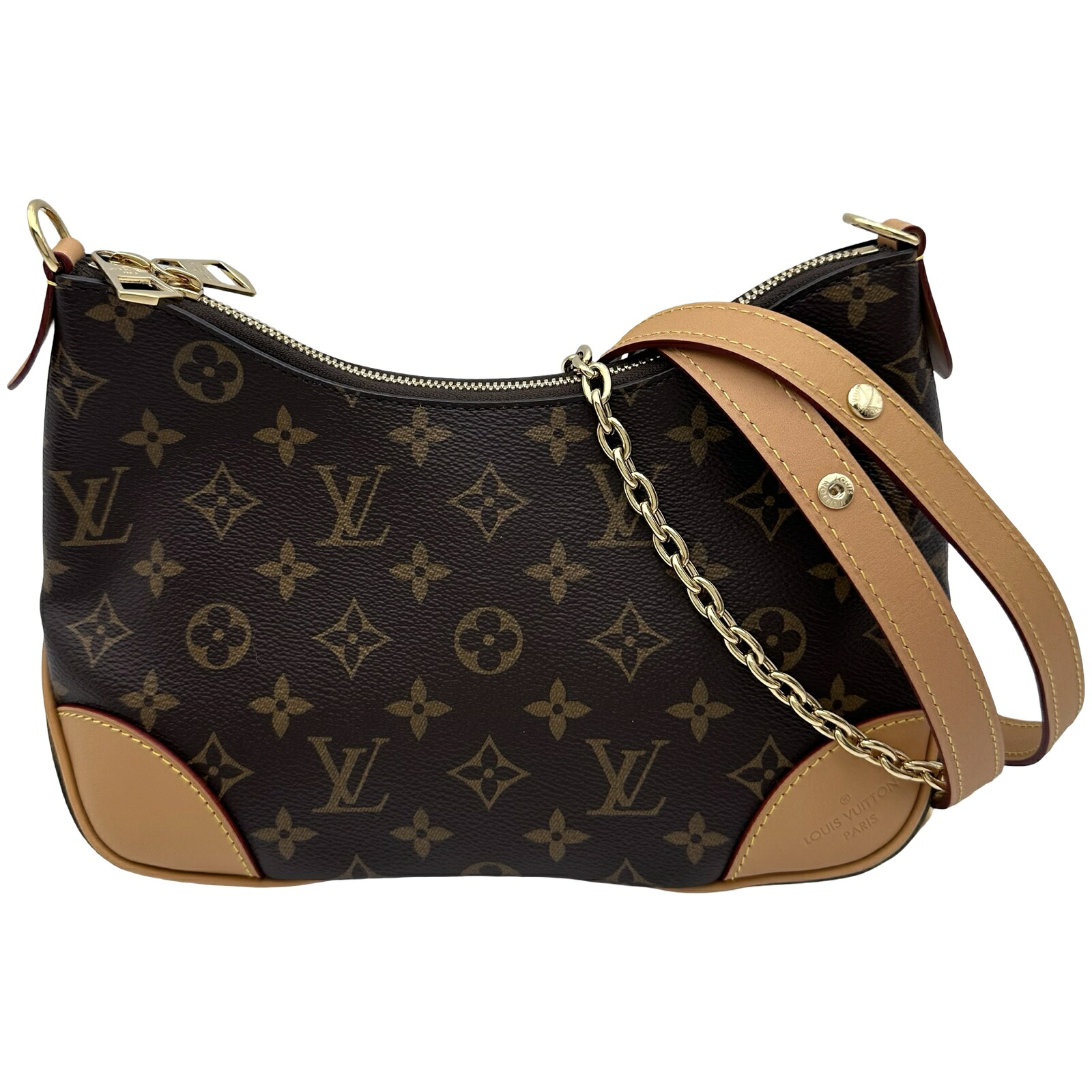 ルイ・ヴィトン LOUIS VUITTON ブーローニュ PM M45832 赤銅色 モノグラム帆布 レディース ショルダーバッグ【中古】