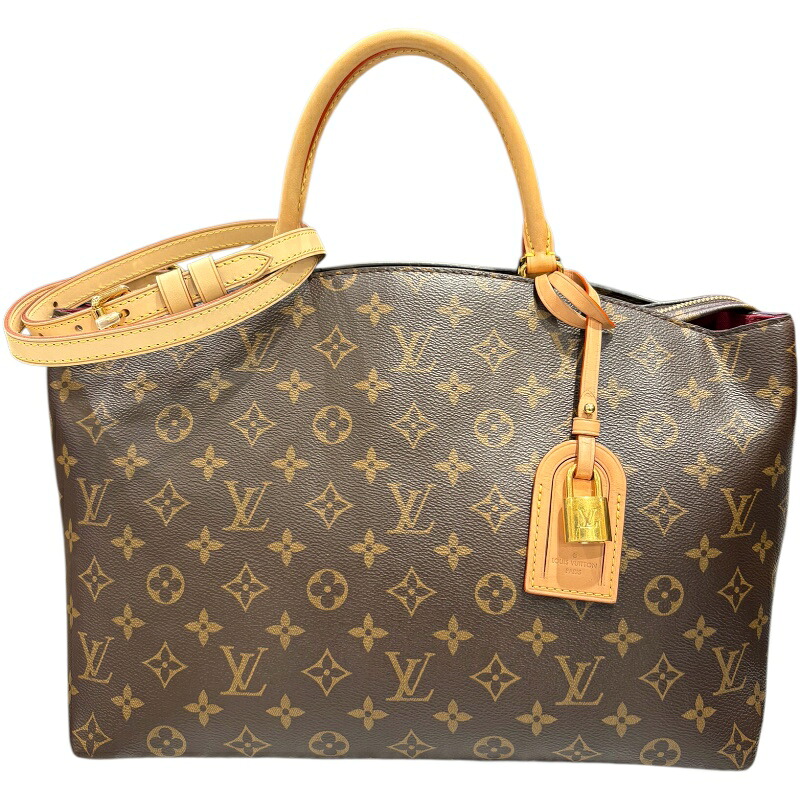 ルイ・ヴィトン LOUIS VUITTON グラン・パレMM M45989 赤銅色 モノグラム帆布 レディース ハンドバック【中古】