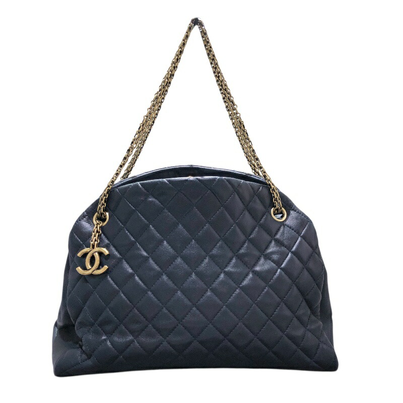 【6/1～ 最大限度30,000円OFFクーポン券！】シャネル CHANEL うしろ帯 ボウリング御徒面子 米国海軍 子ヒツジ人はだ レディース ショルダーバッグ【中古】