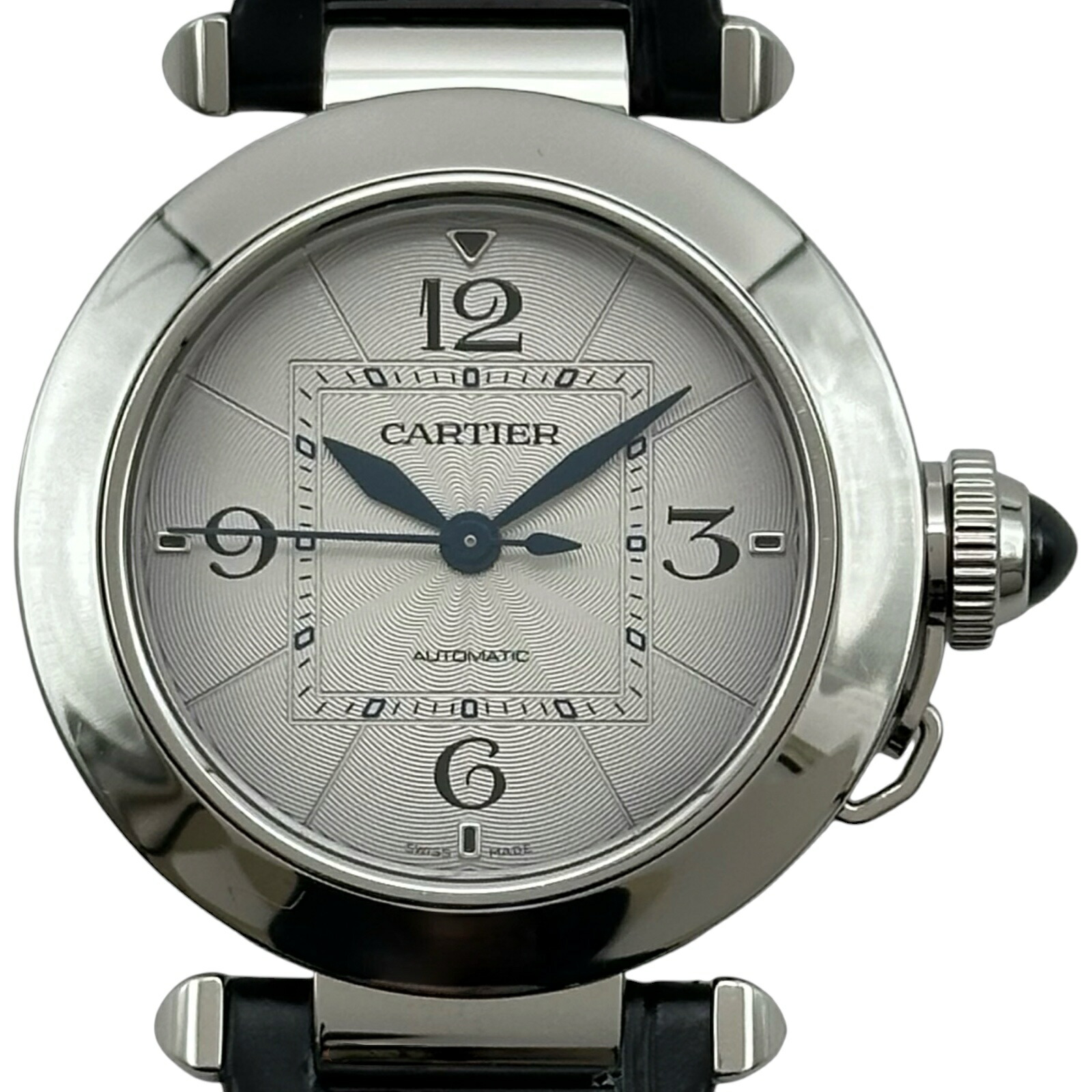 カルティエ Cartier パシャ ドゥ カルティエ 35mm WSPA0012 シルバー ステンレススチール 自動巻き メンズ 腕時計【中古】｜OKURA（おお蔵）店