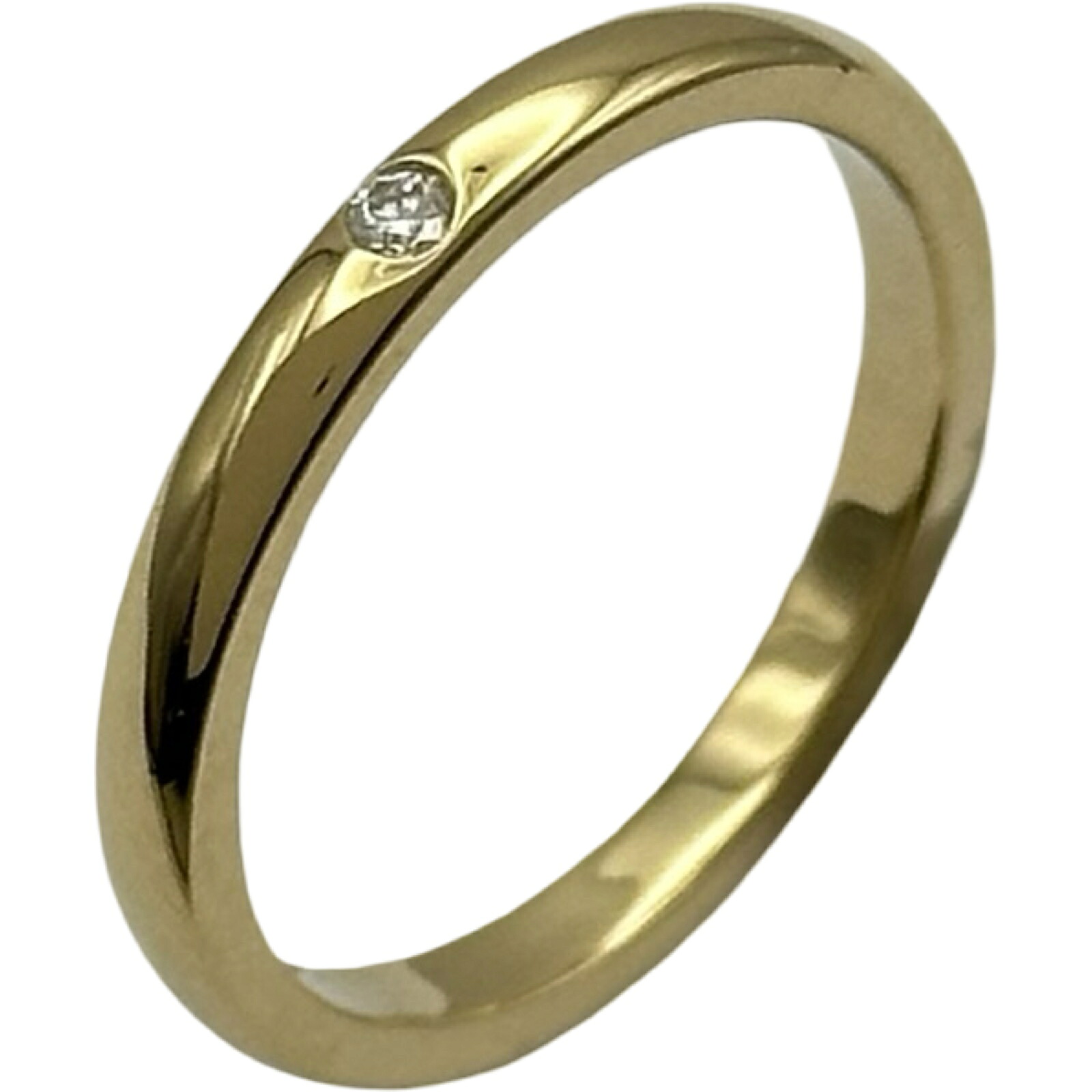 ティファニー TIFFANY&CO スタッキングリング ゴールド 18K/ダイヤモンド ジュエリー【中古】|OKURA(おお蔵)店