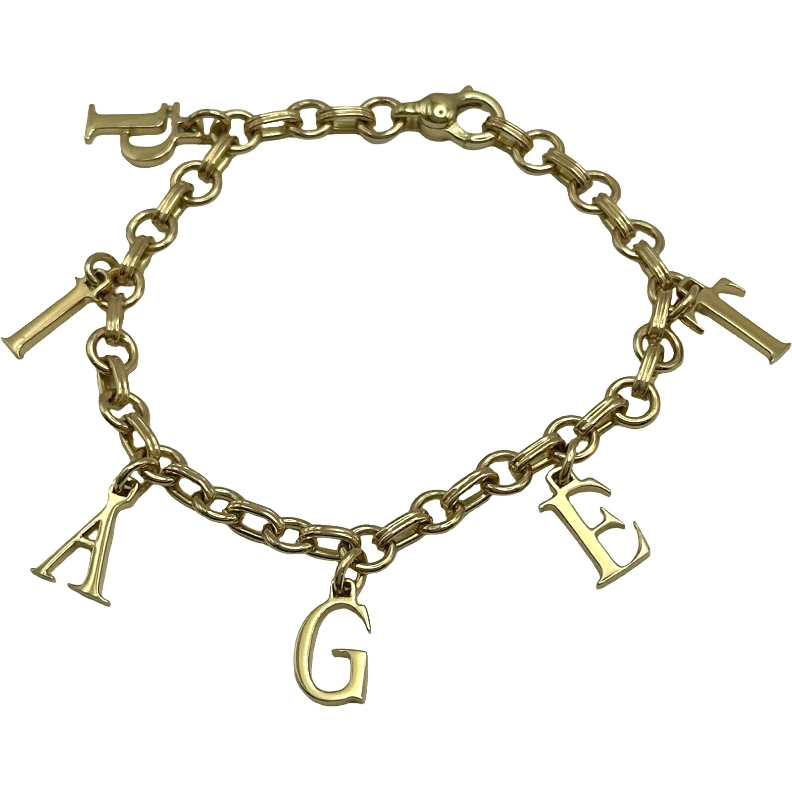 ピアジェ PIAGET ロゴブレスレット ゴールド 750 ジュエリー【中古】｜OKURA（おお蔵）店