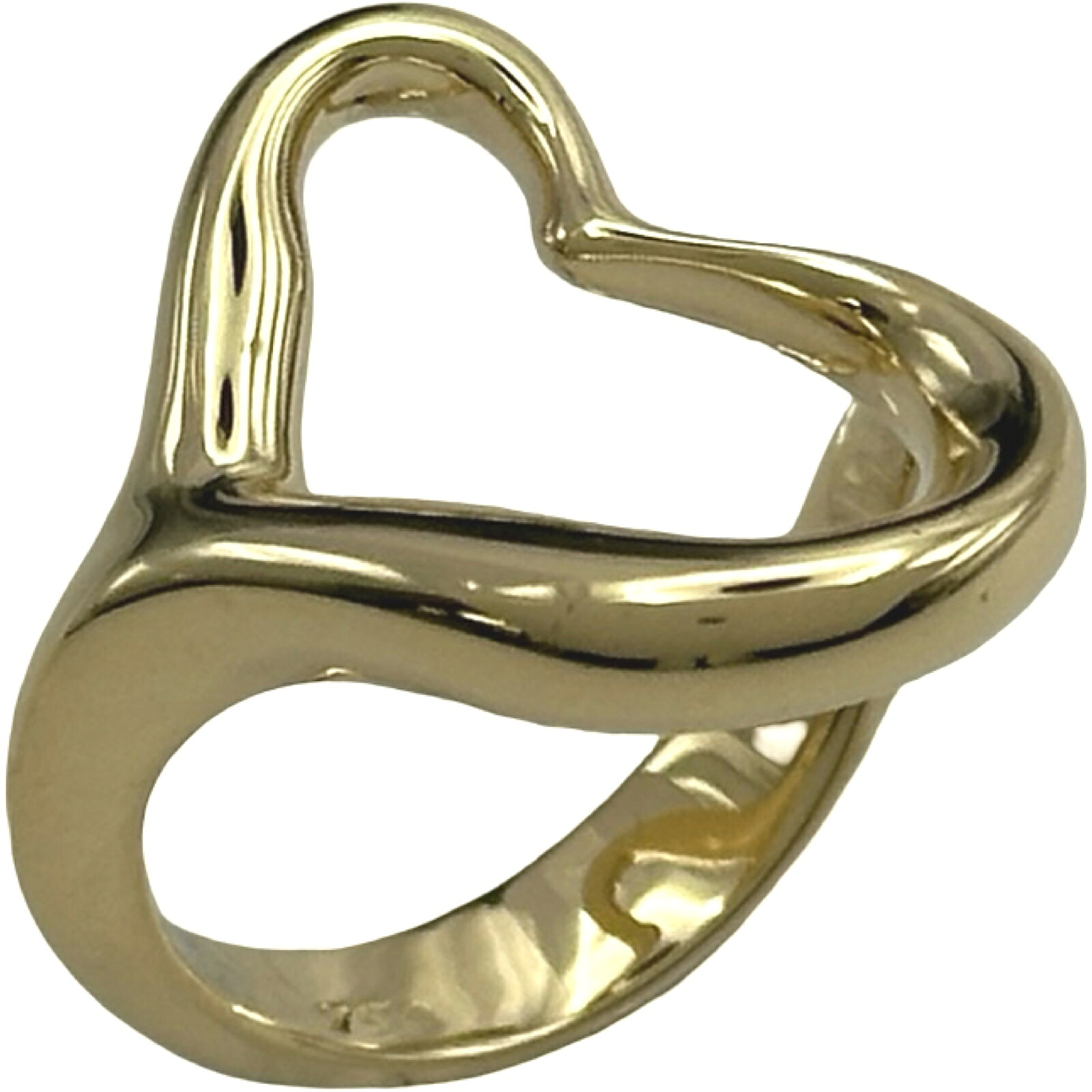 ティファニー TIFFANY&CO オープンハートリング ゴールド 750 ジュエリー【中古】|OKURA(おお蔵)店