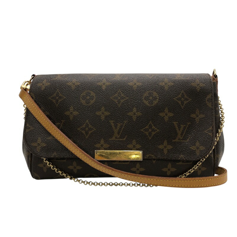 【6/1～ 最大限度30,000円OFF引き換え証！】ルイ・ヴィトン LOUIS VUITTON フェイボリットPM Ｍ40718 赤銅色 モノグラム帆布 レディース ショルダーバッグ【中古】