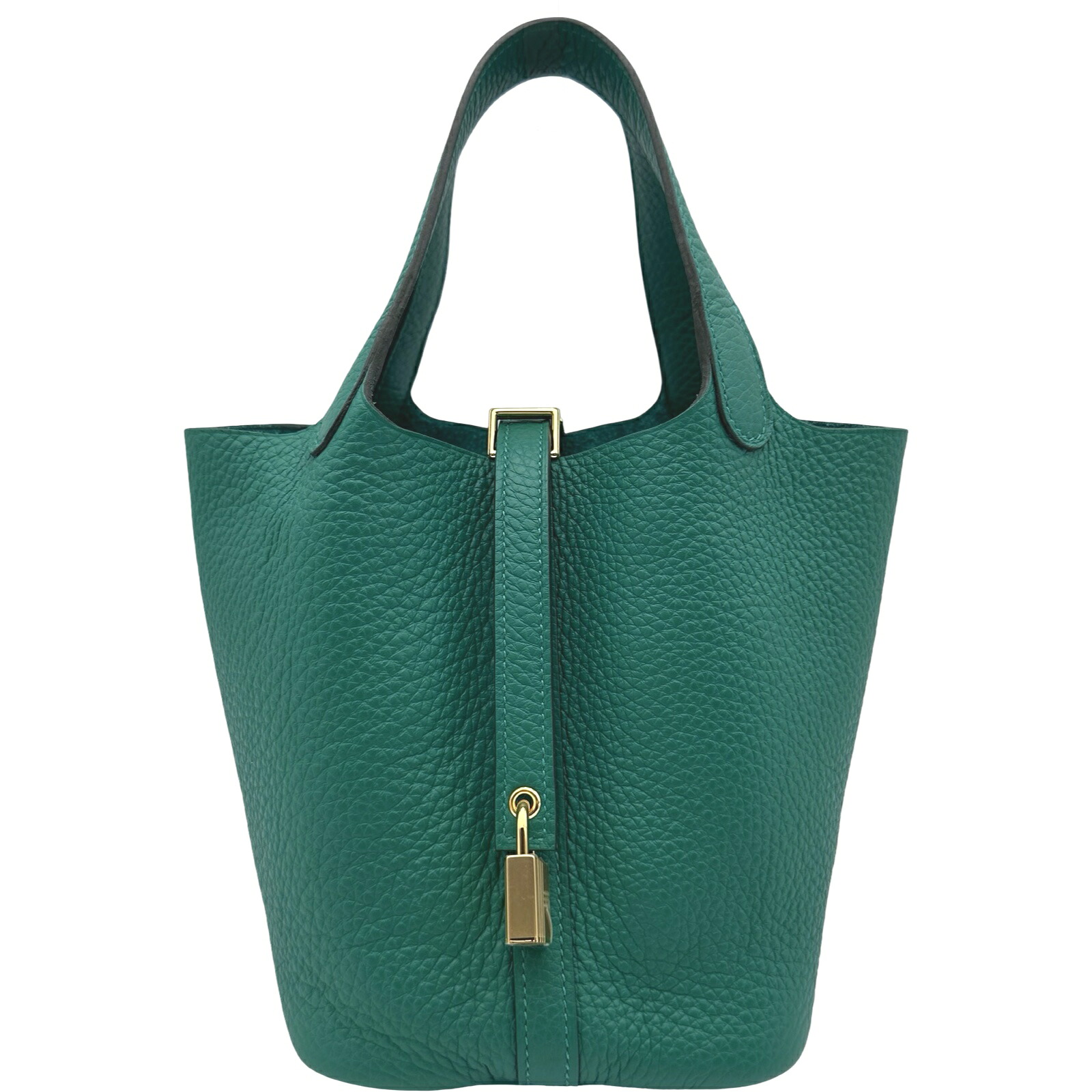 エルメス HERMES ピコタンロックPM W刻 ヴェールヴェルティゴ ゴールド金具 トリヨン レディース ハンドバッグ【中古】|OKURA(おお蔵)店