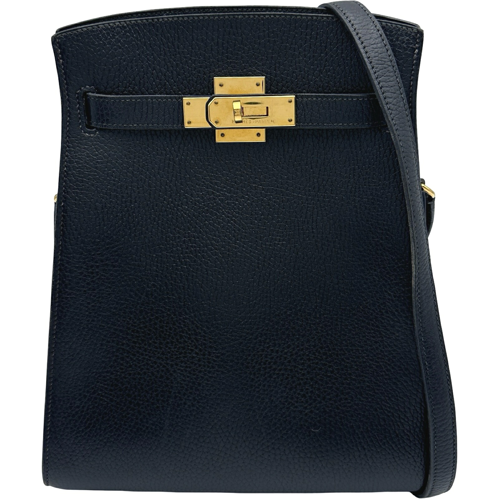 エルメス HERMES ケリースポーツMM ◯X刻 ブラック ゴールド金具 アルデンヌ レディース ショルダーバッグ【中古】|OKURA(おお蔵)店